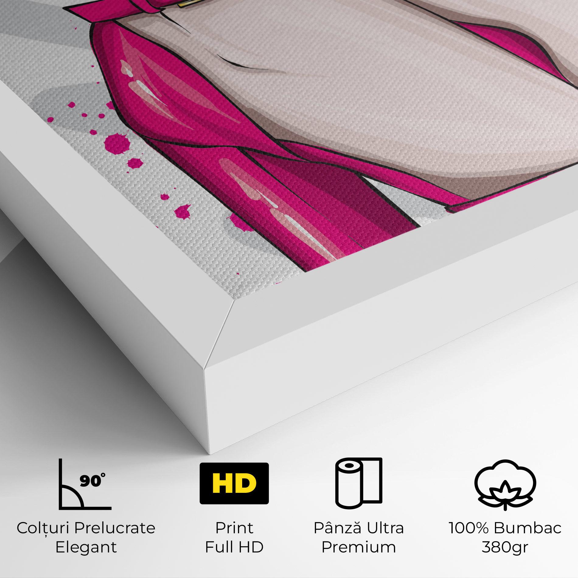 Tablou Canvas Green Nails mockup 4