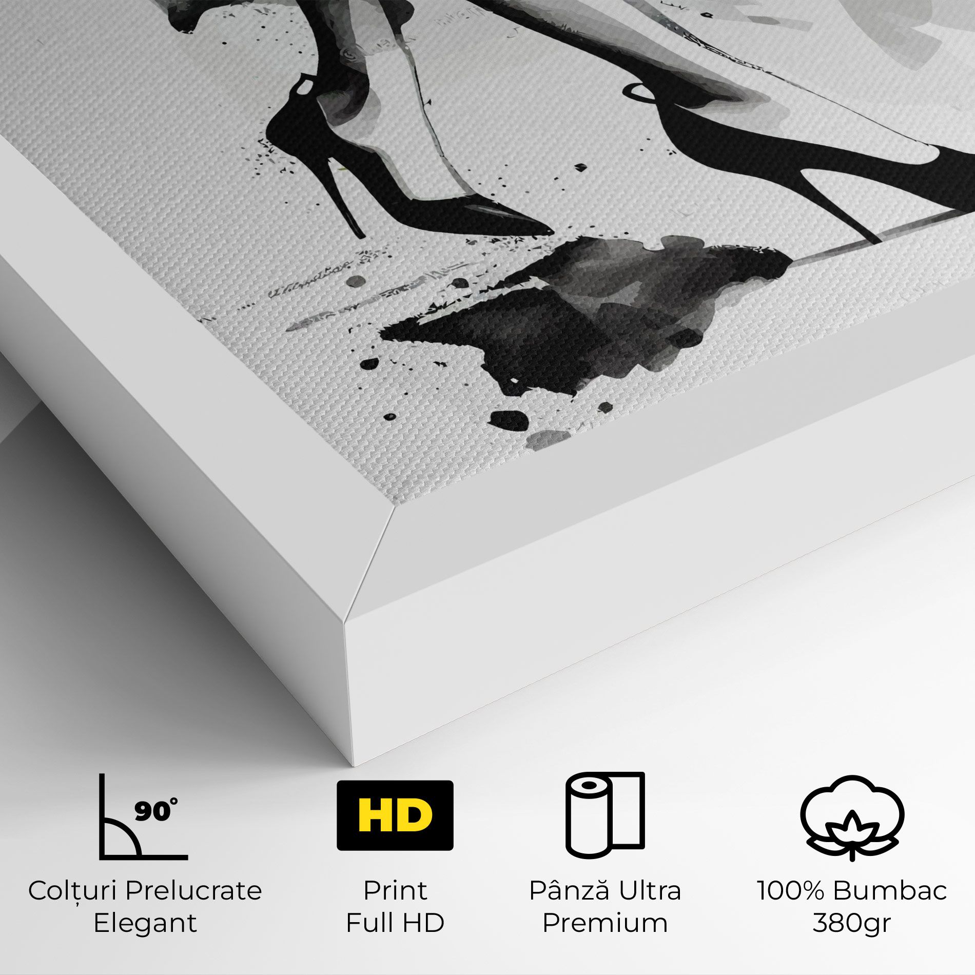 Watercolor Shoes mockup 4