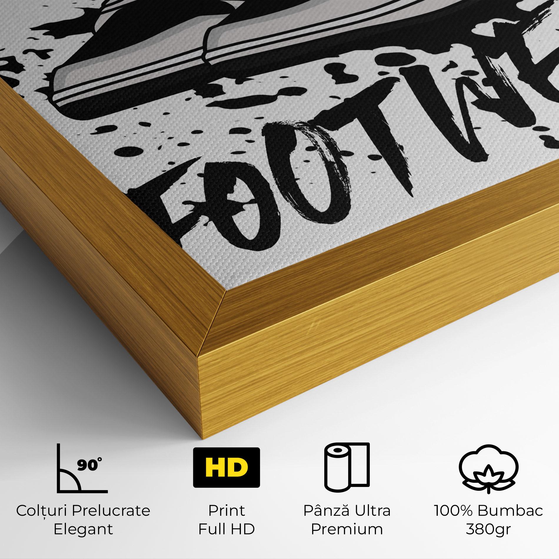 Tablou Canvas Black Footwear mockup 4