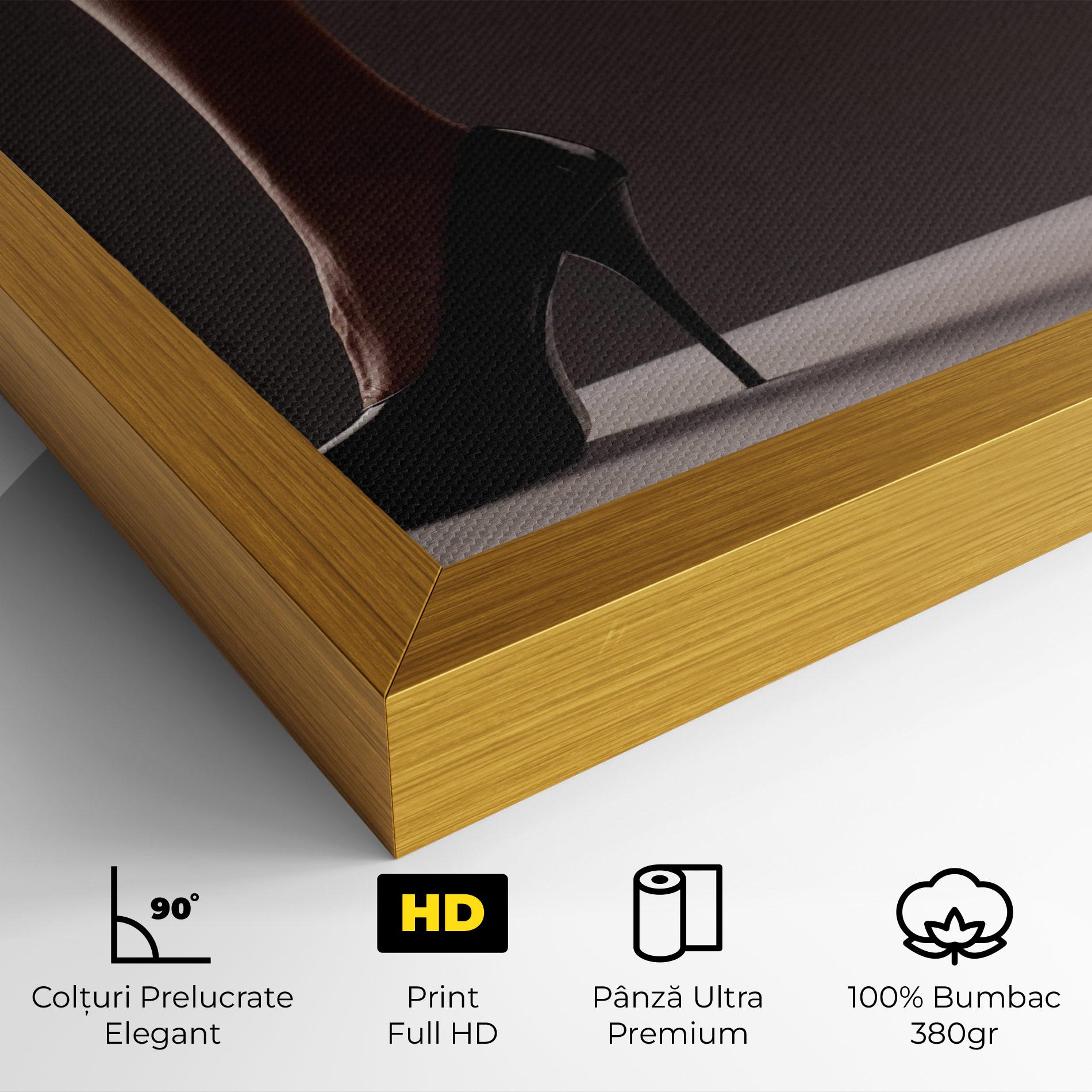 Tablou Canvas Black High Heels mockup 4