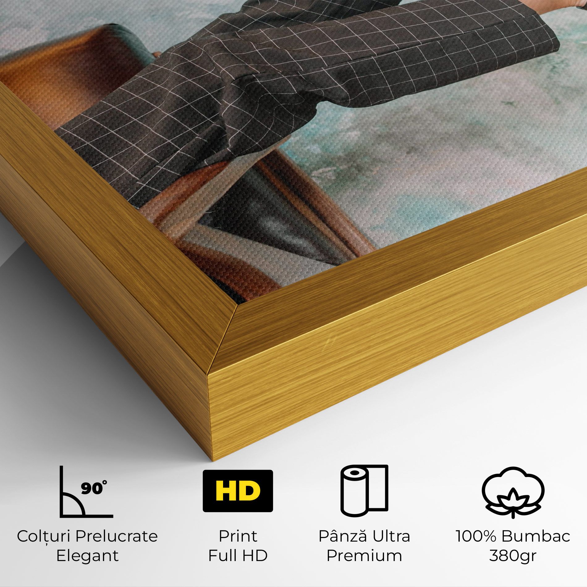 Black Shoes On Chair mockup 4