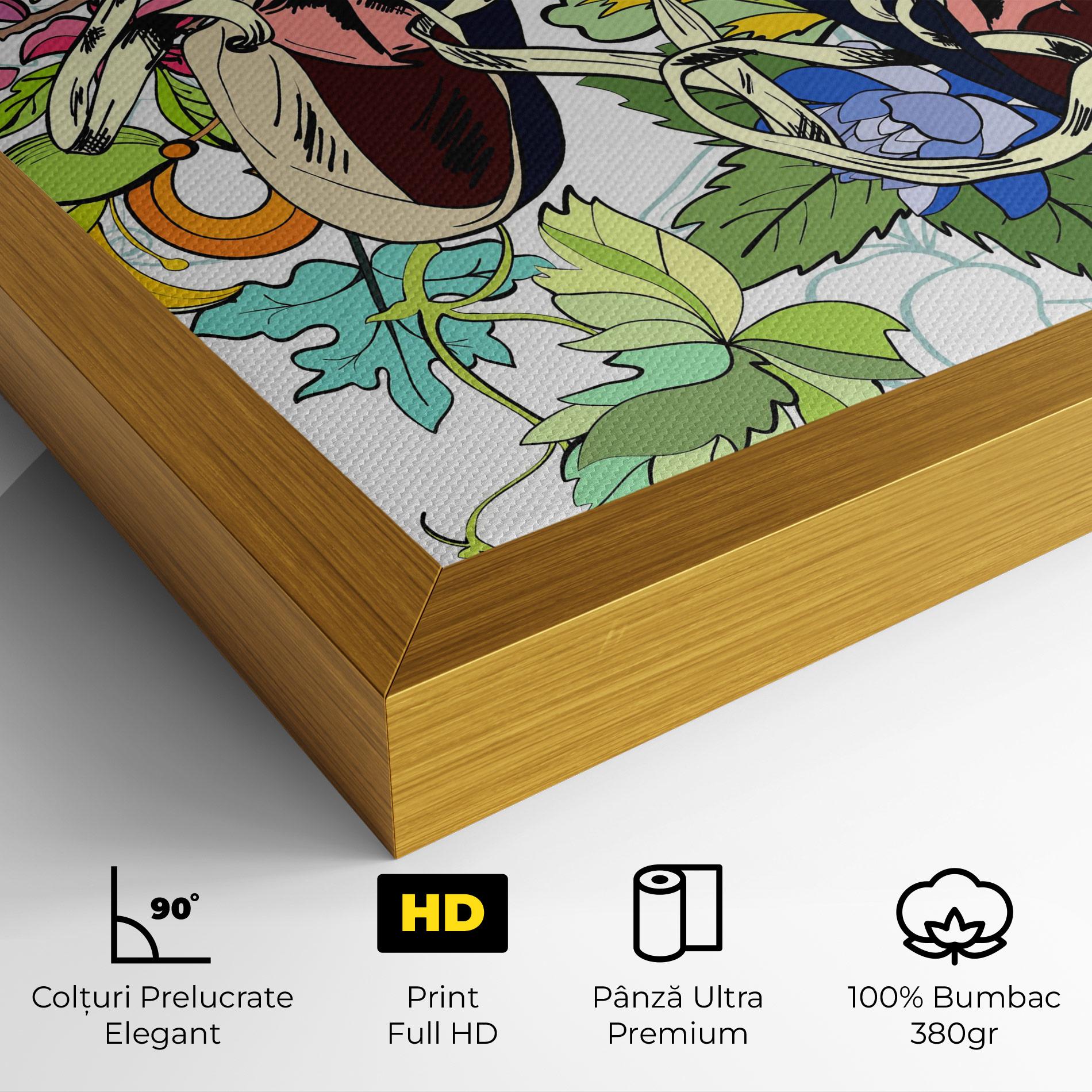 Tablou Canvas Flower Shoes mockup 4