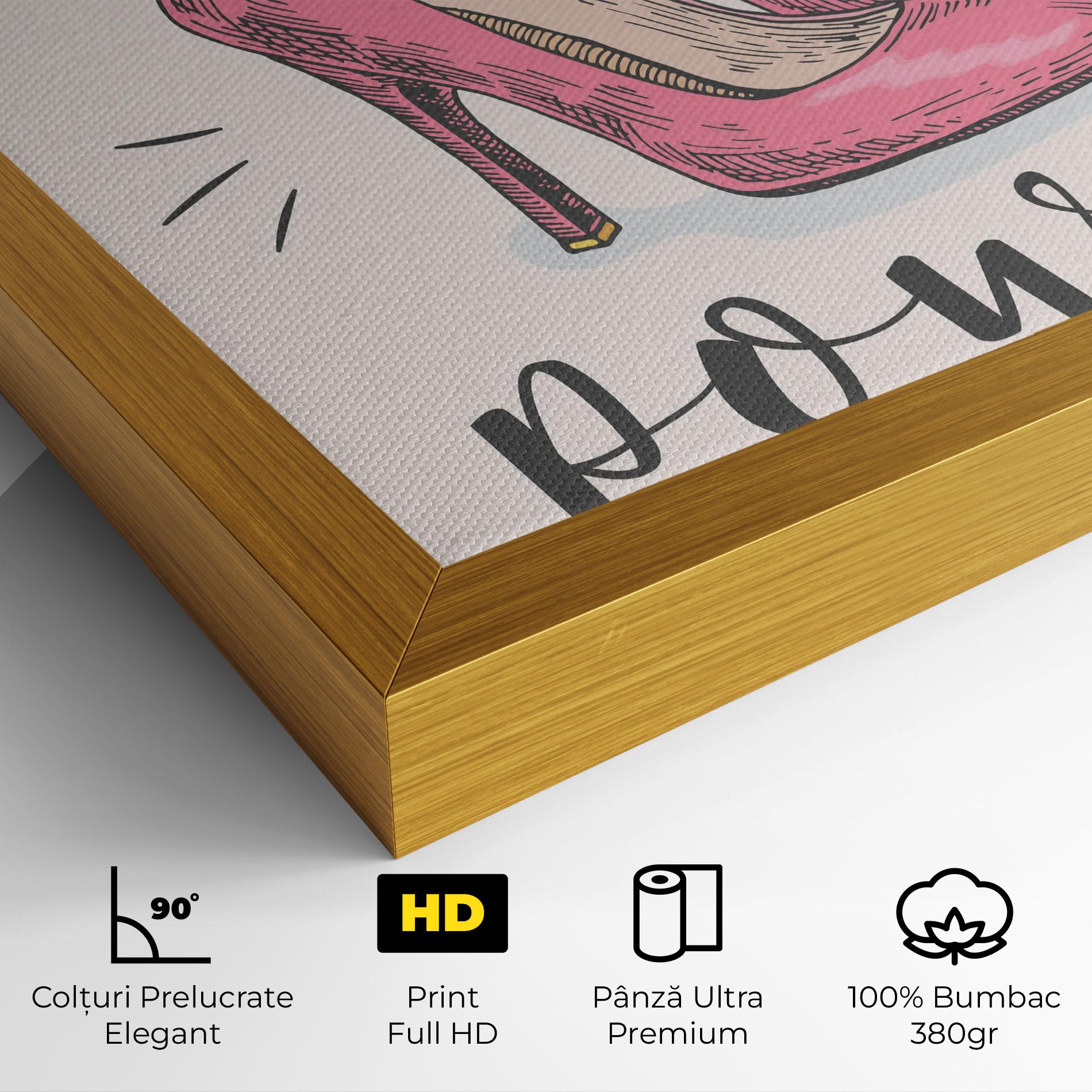 Tablou Canvas Girl Power mockup 4