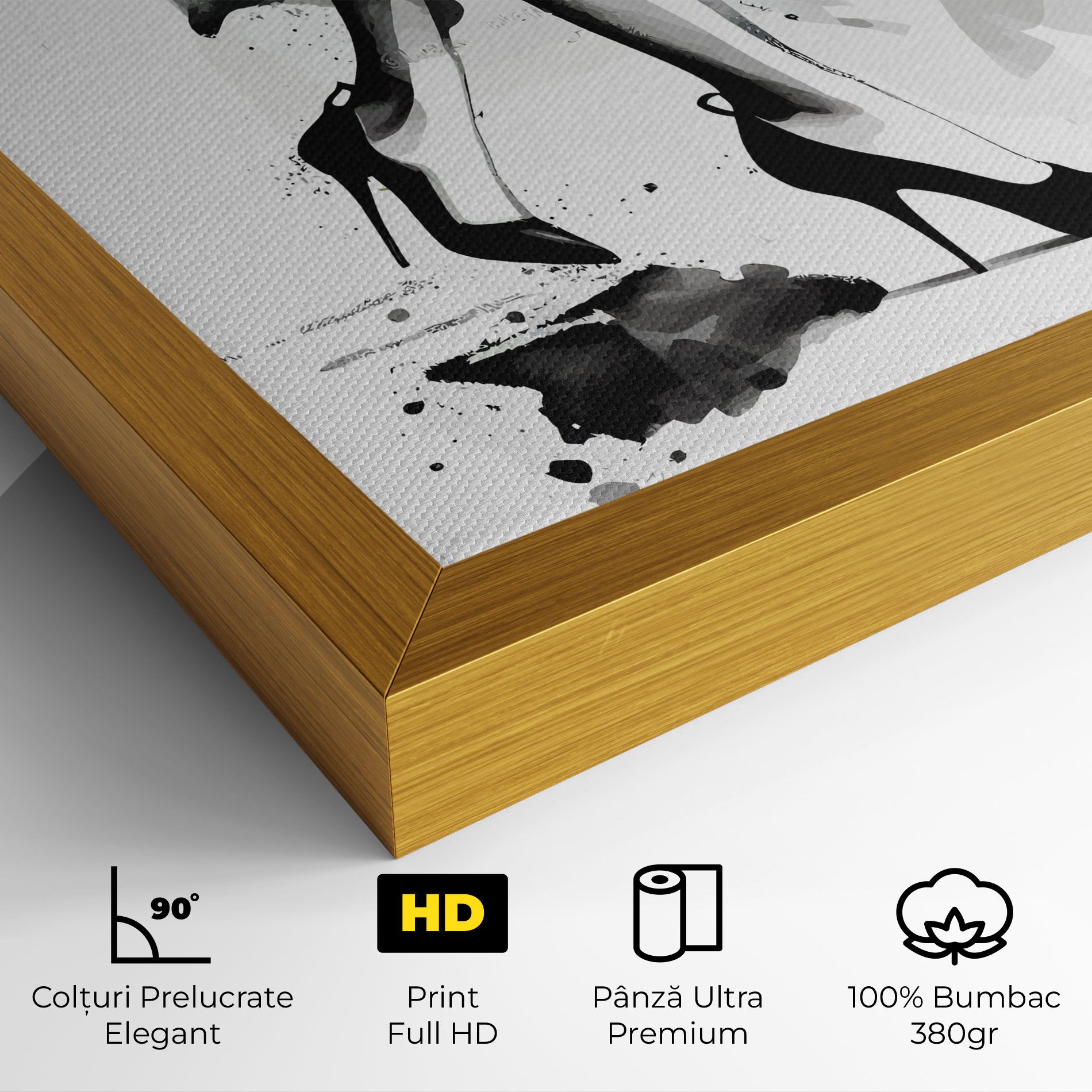 Watercolor Shoes mockup 4