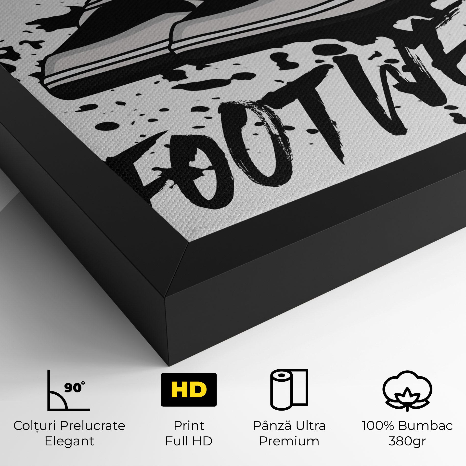 Tablou Canvas Black Footwear mockup 4