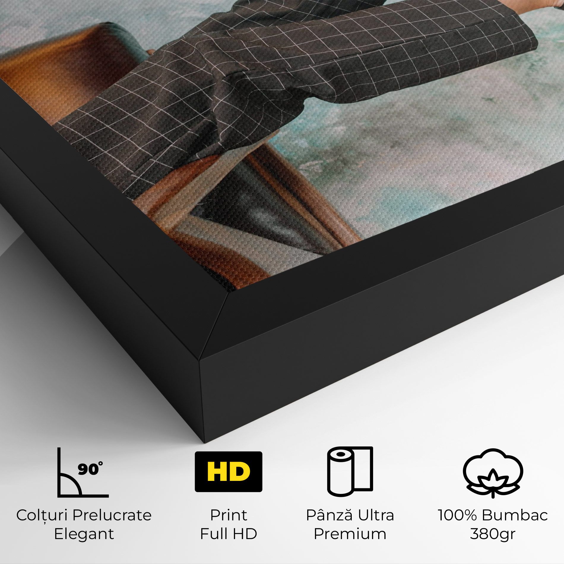 Black Shoes On Chair mockup 4