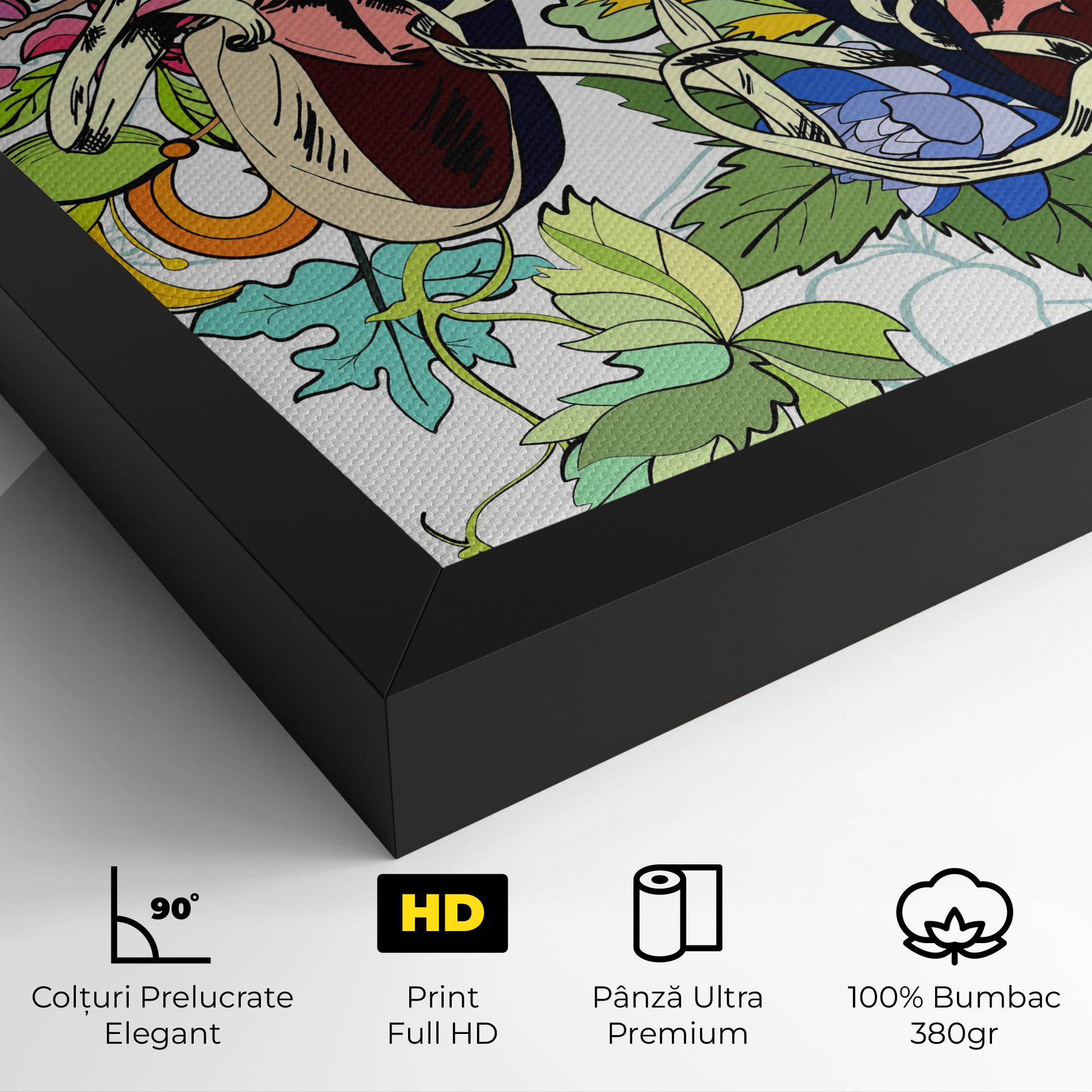 Tablou Canvas Flower Shoes mockup 4