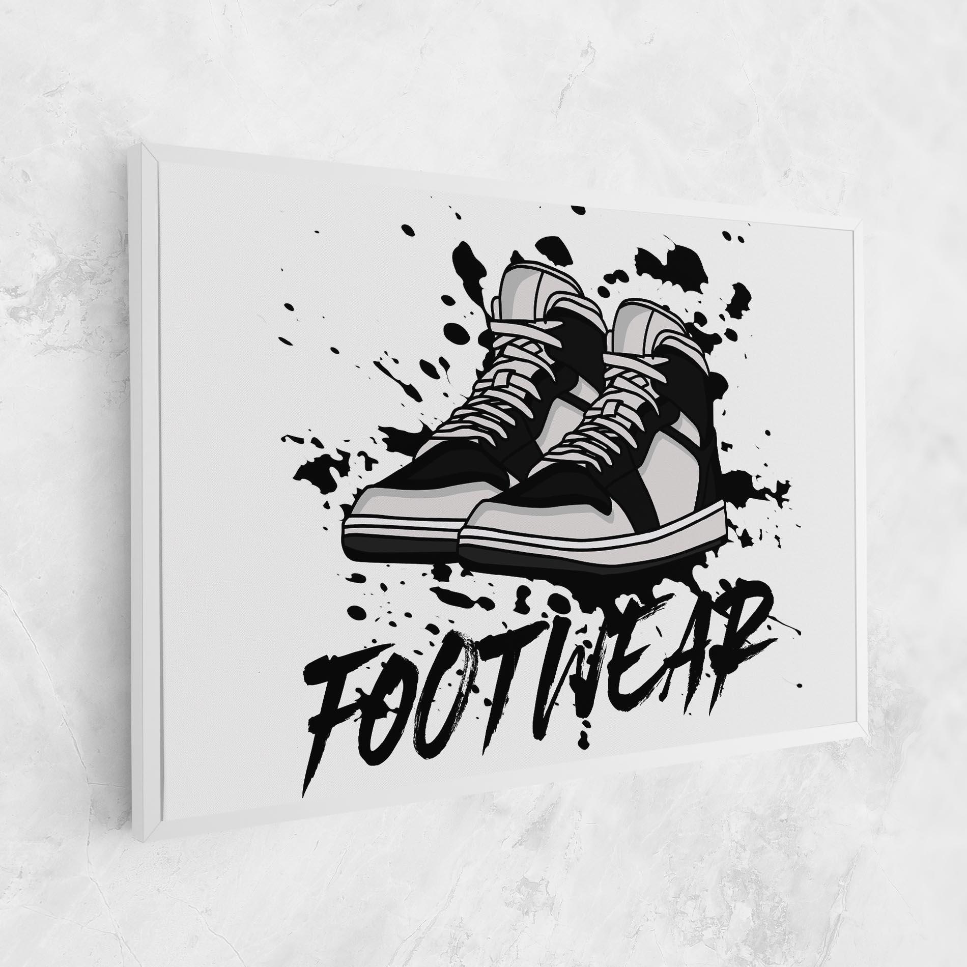 Tablou Canvas Black Footwear mockup 1