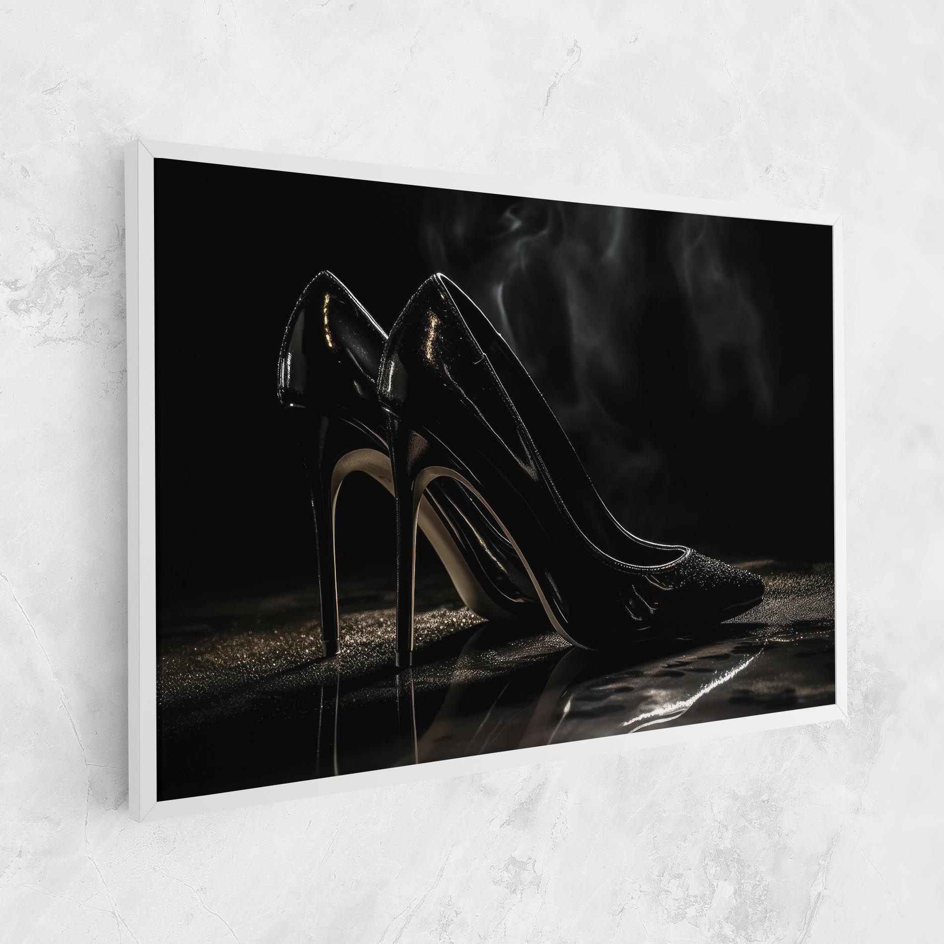 Black Leather Shoes mockup 1