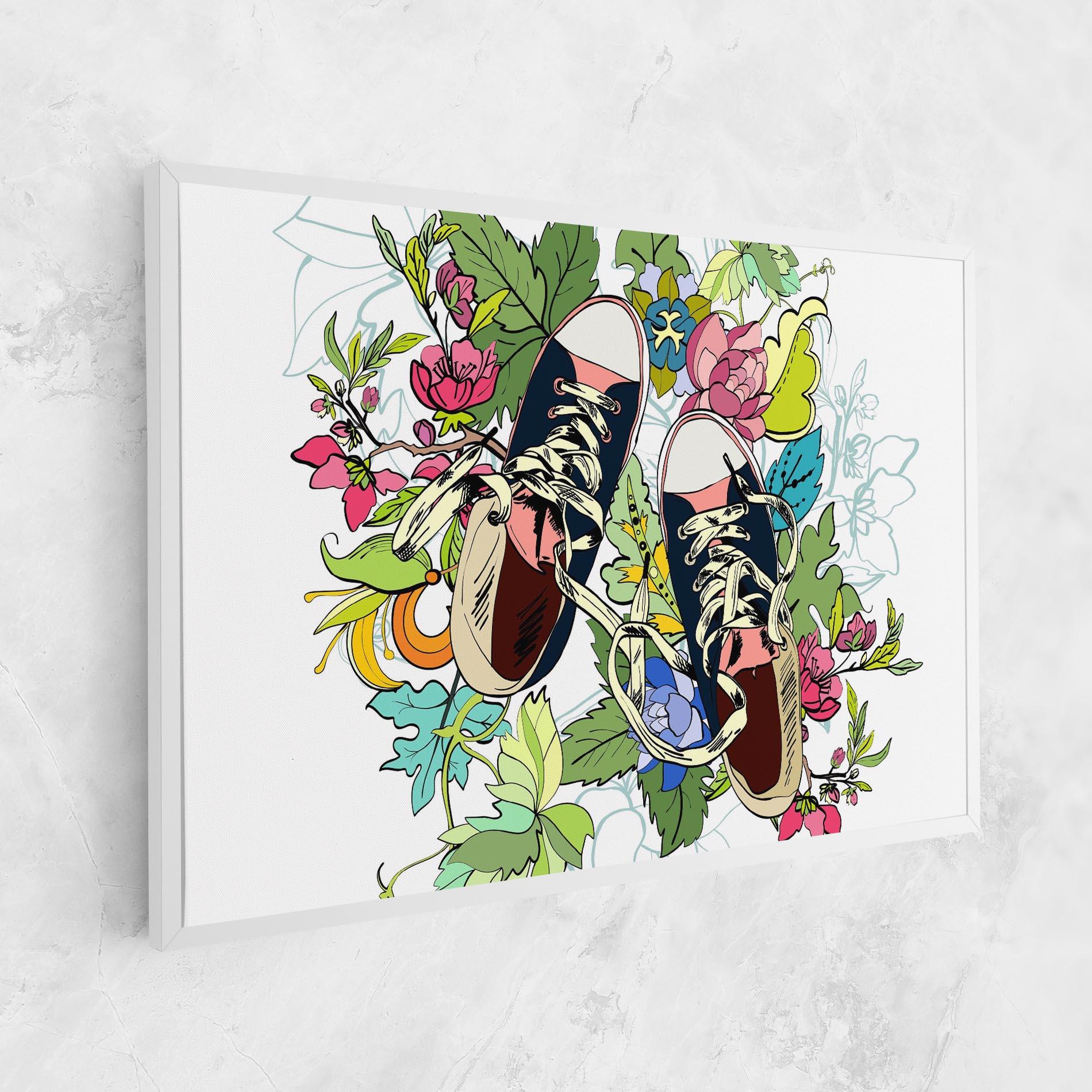 Tablou Canvas Flower Shoes mockup 1
