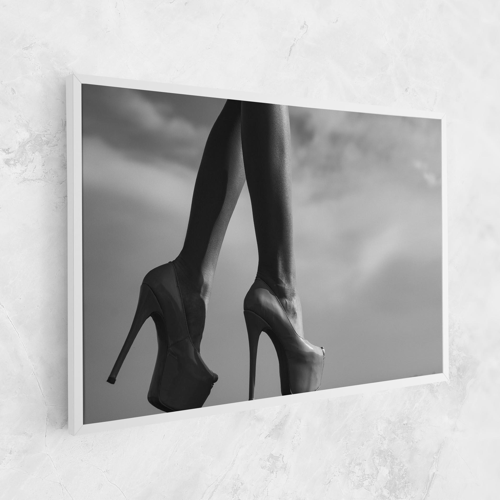 Tablou Canvas Heels Sky Background mockup 1