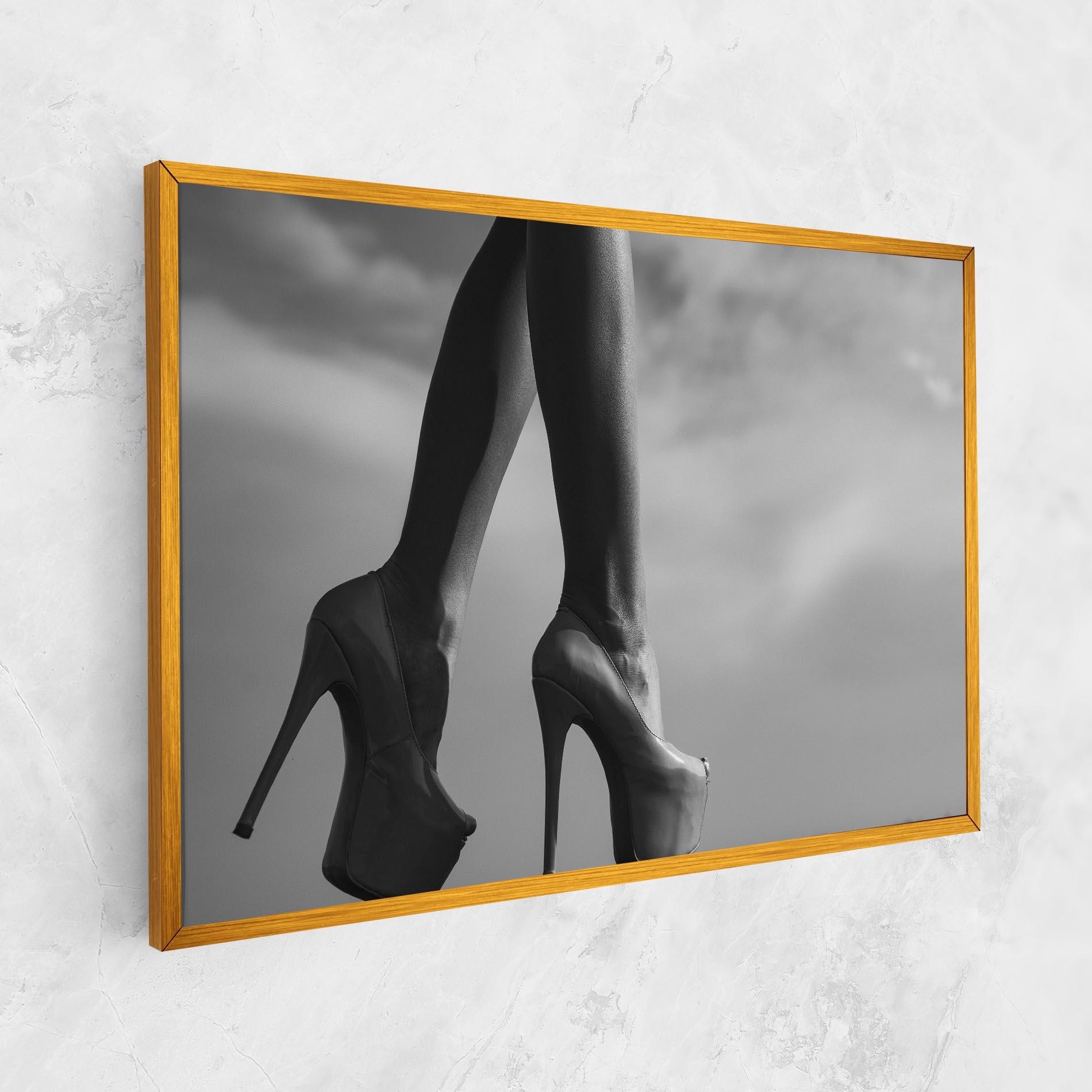 Tablou Canvas Heels Sky Background mockup 1