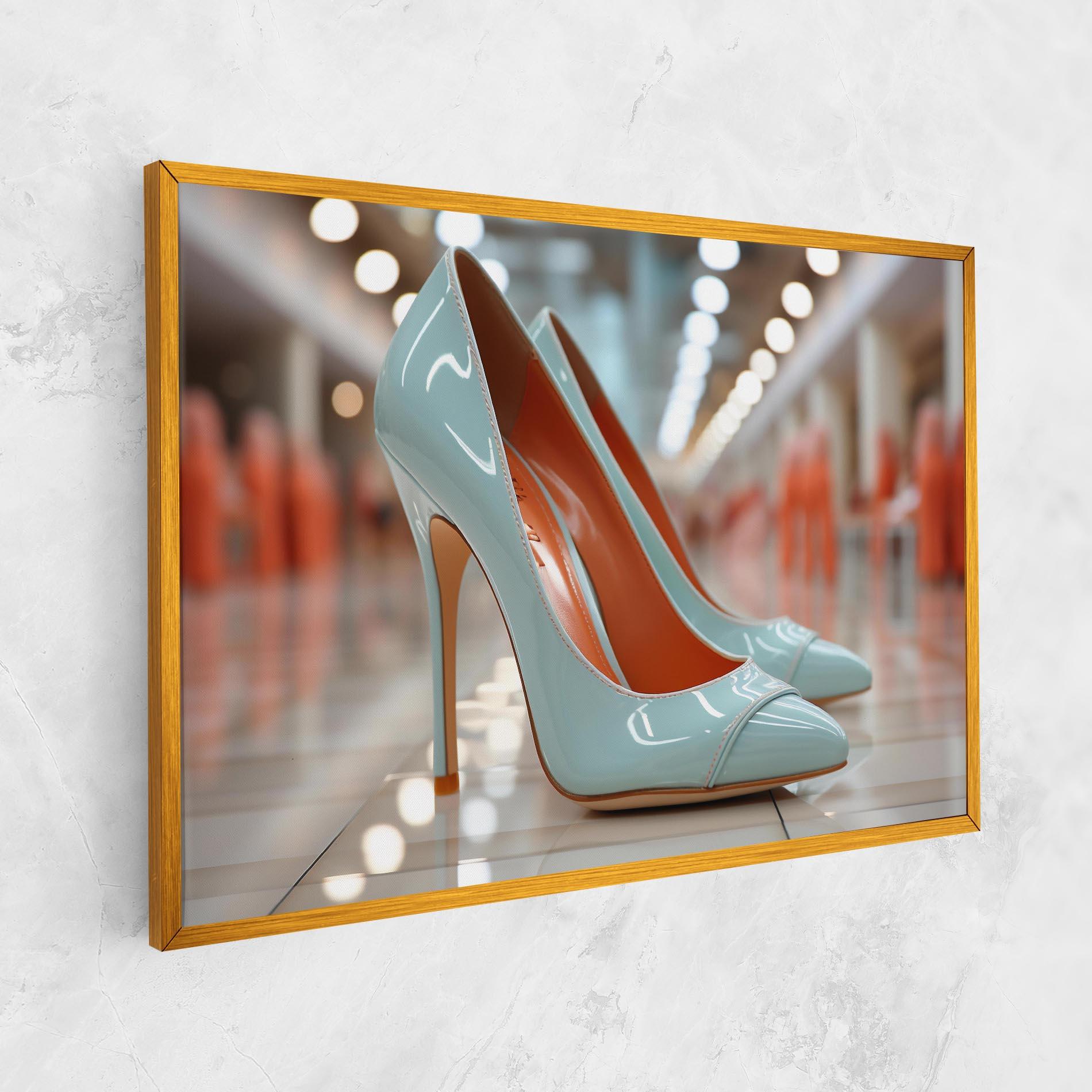 Tablou Canvas Light Blue Heels mockup 1