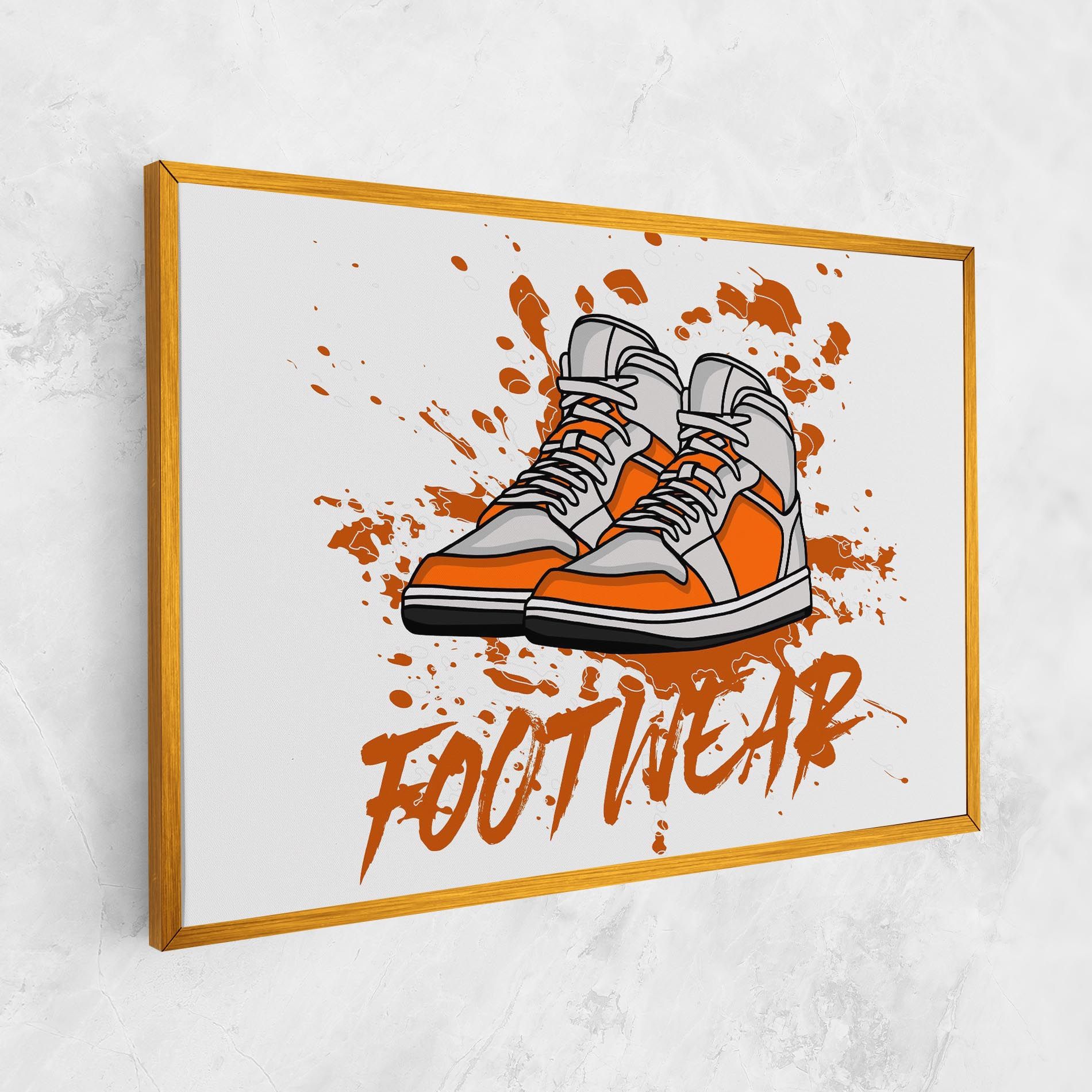Orange Footwear mockup 1