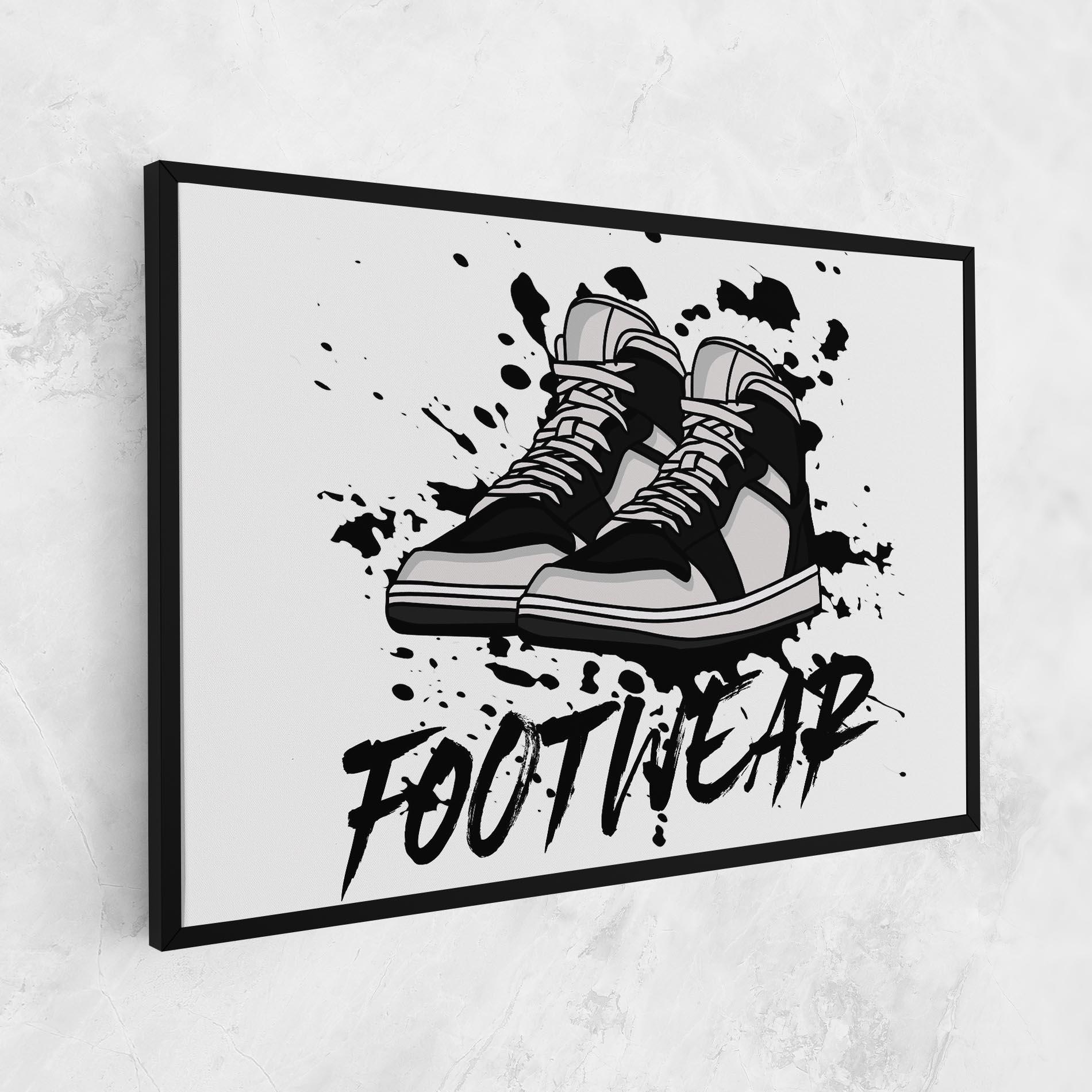 Tablou Canvas Black Footwear mockup 1