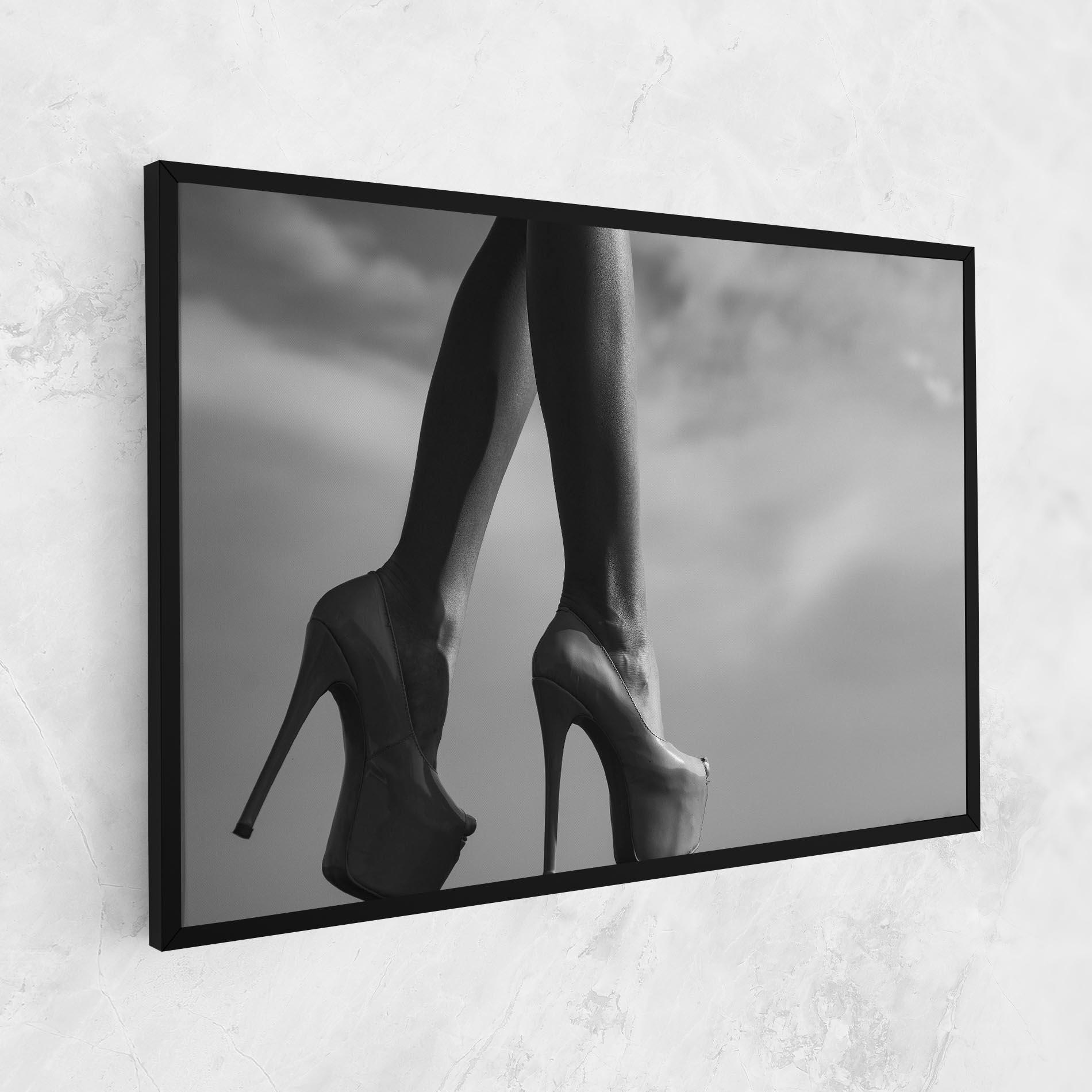 Tablou Canvas Heels Sky Background mockup 1