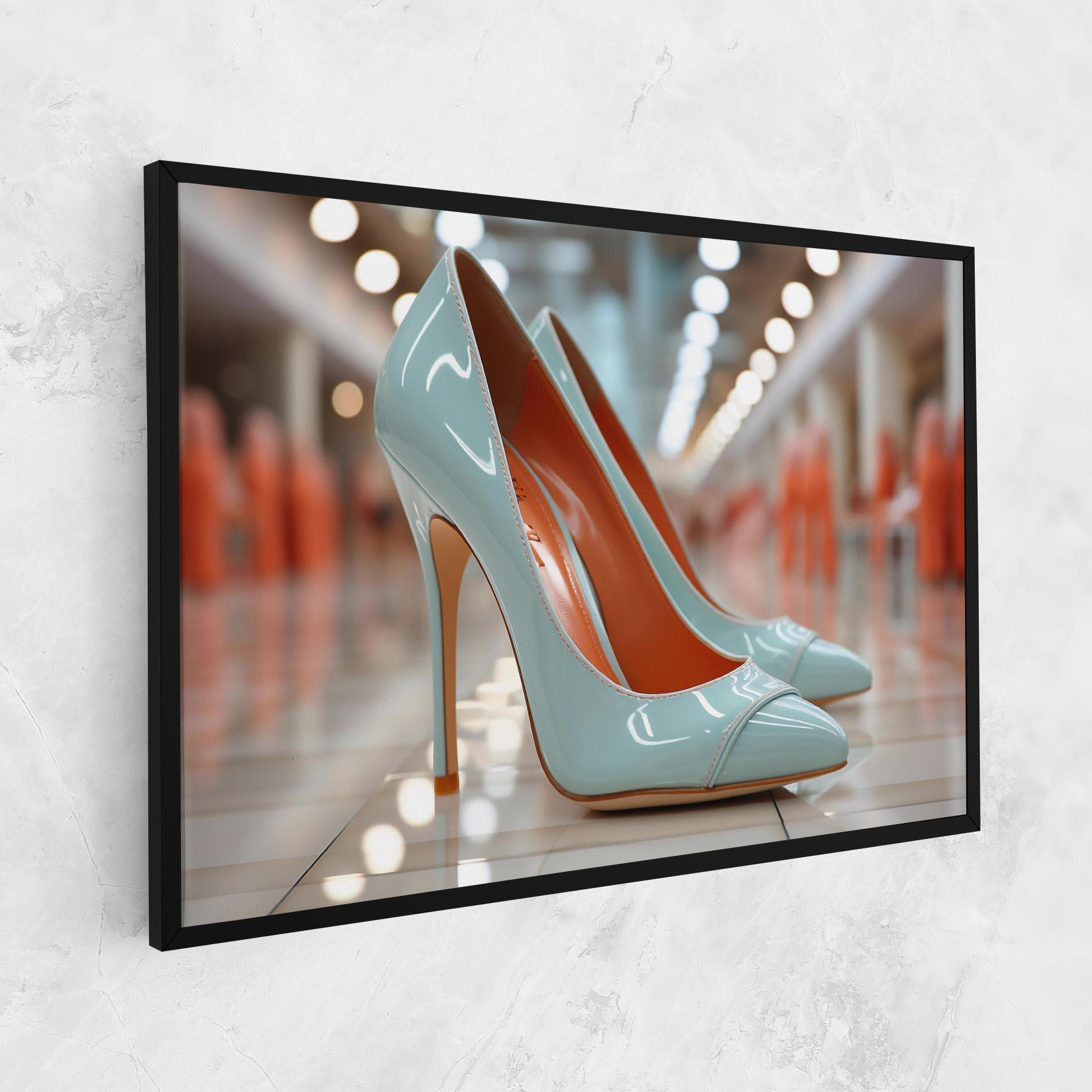 Tablou Canvas Light Blue Heels mockup 1