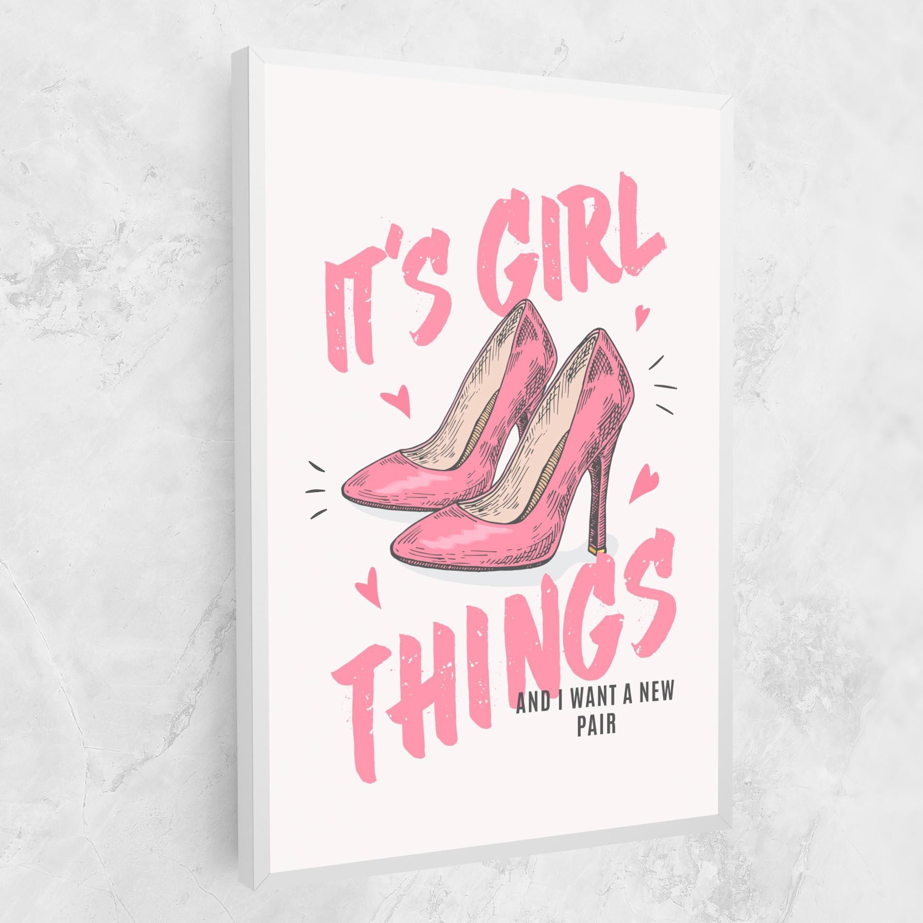 Tablou Canvas Girl Things mockup 1