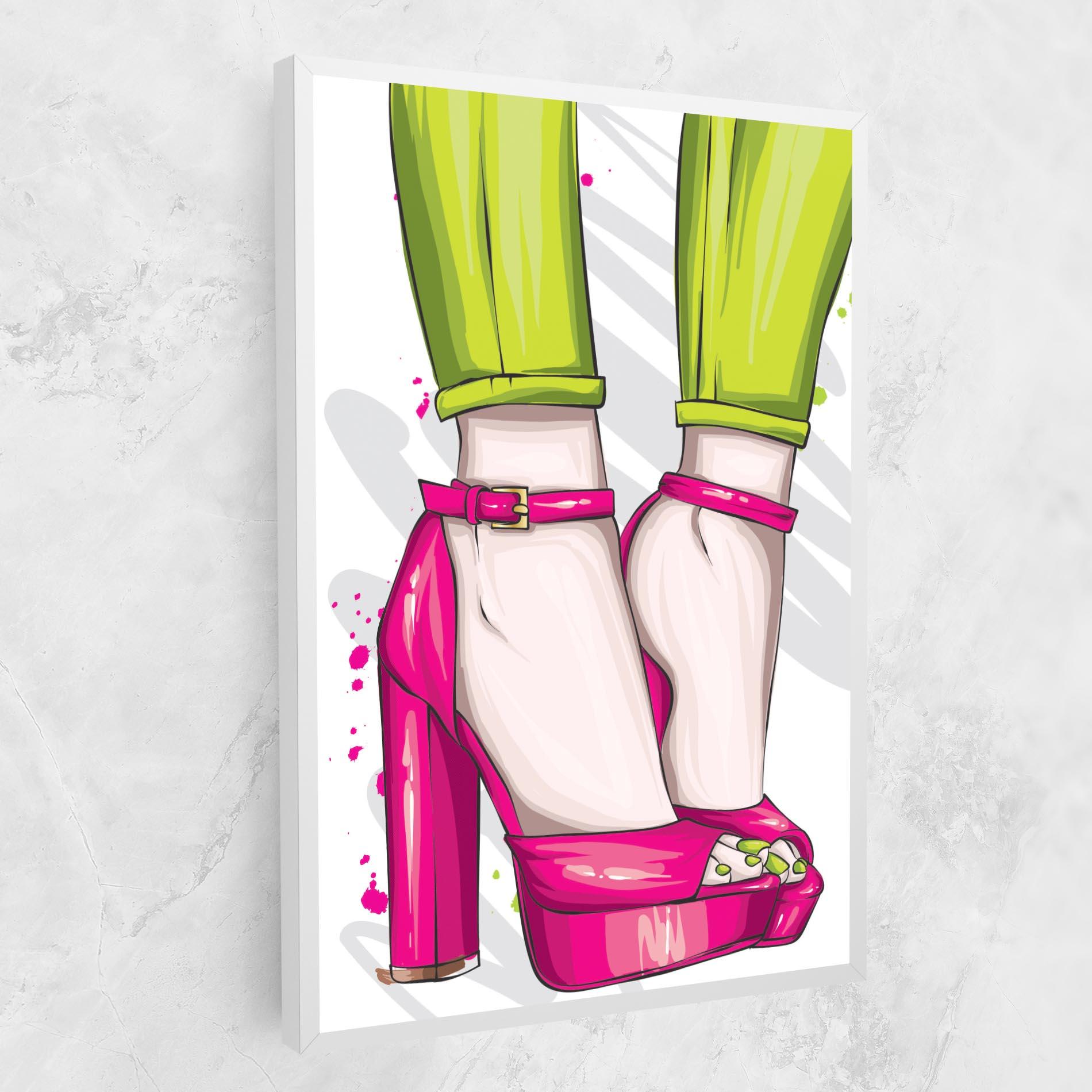 Tablou Canvas Green Nails mockup 1