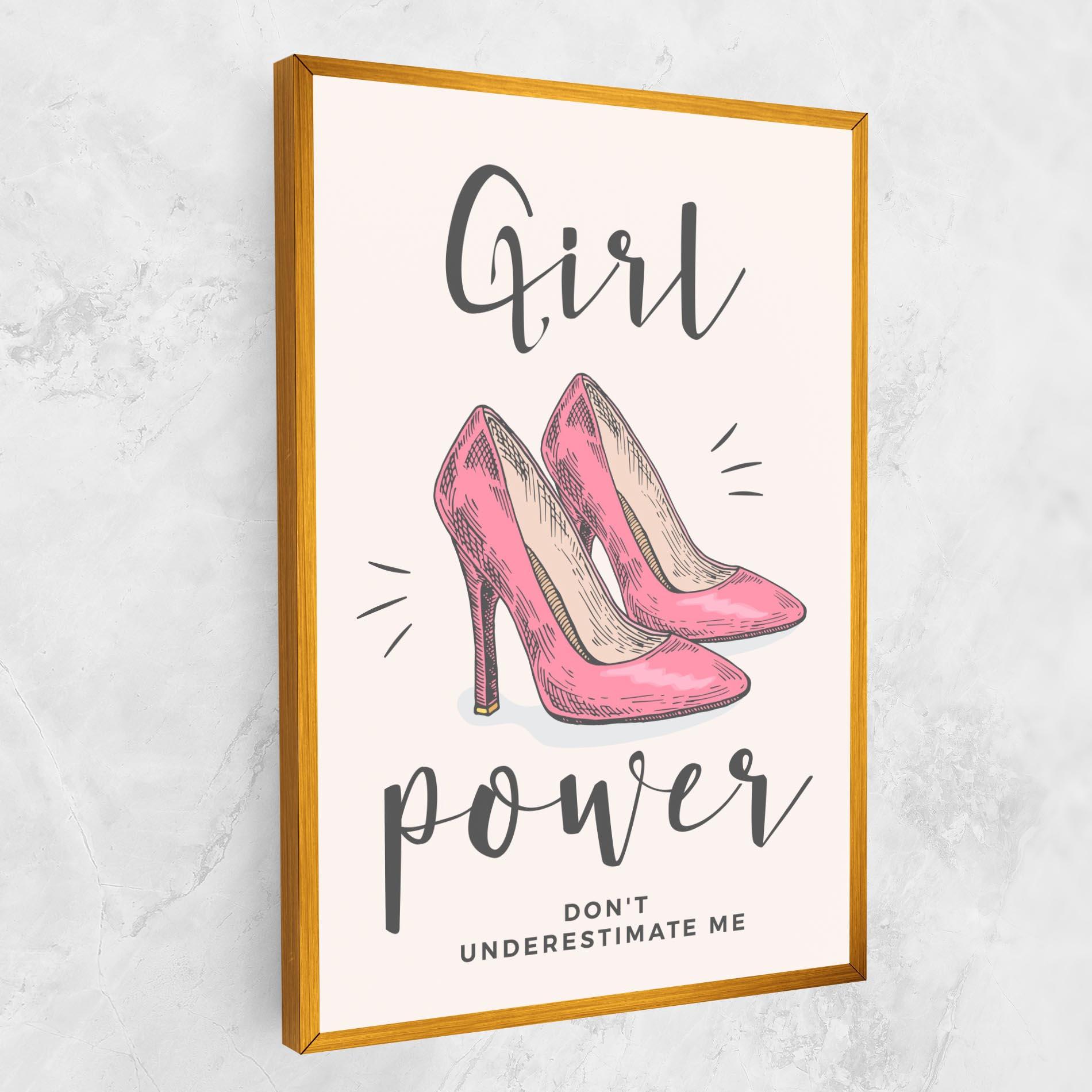 Tablou Canvas Girl Power mockup 1
