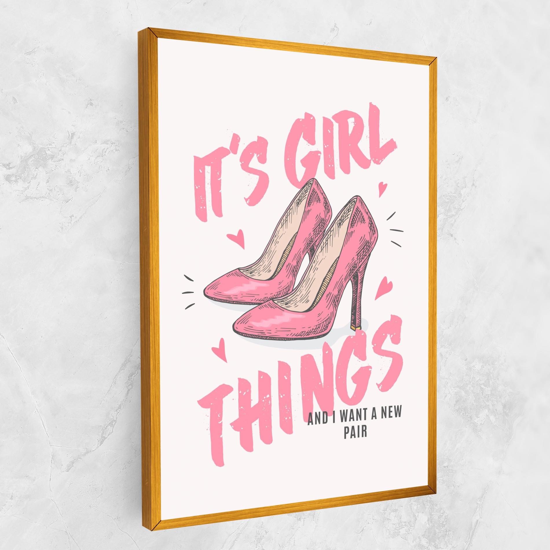 Tablou Canvas Girl Things mockup 1