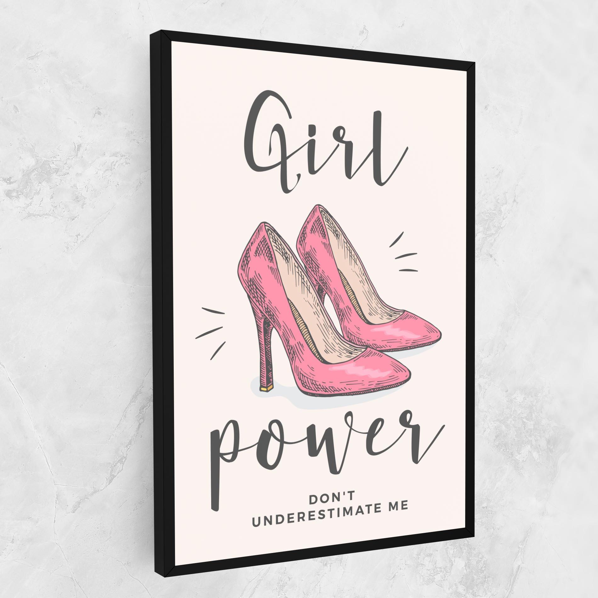 Tablou Canvas Girl Power mockup 1