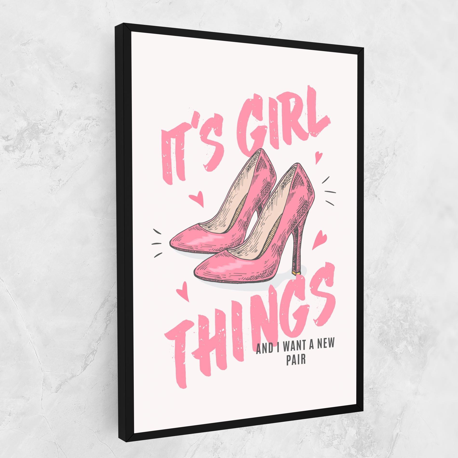 Tablou Canvas Girl Things mockup 1