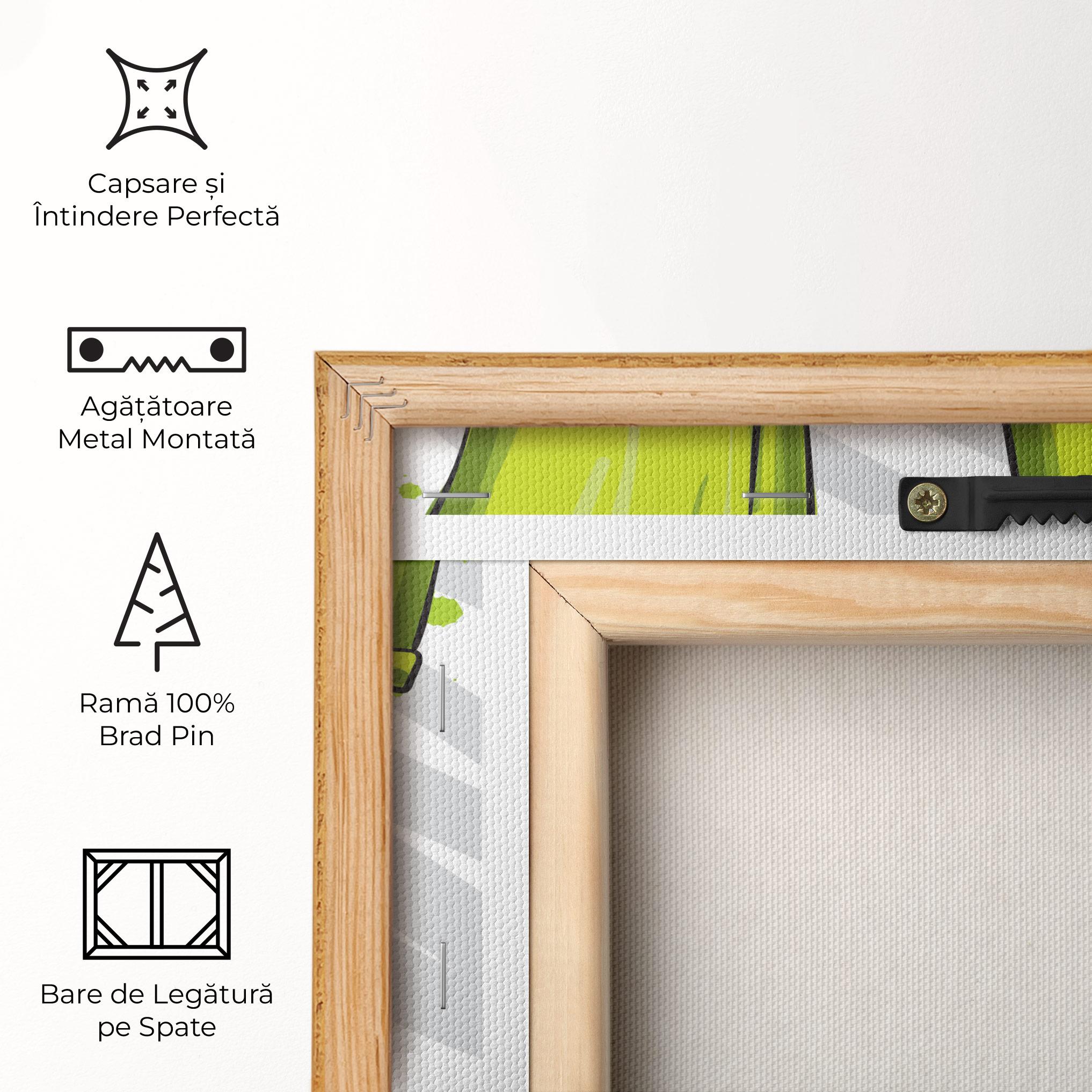 Tablou Canvas Green Nails mockup 5