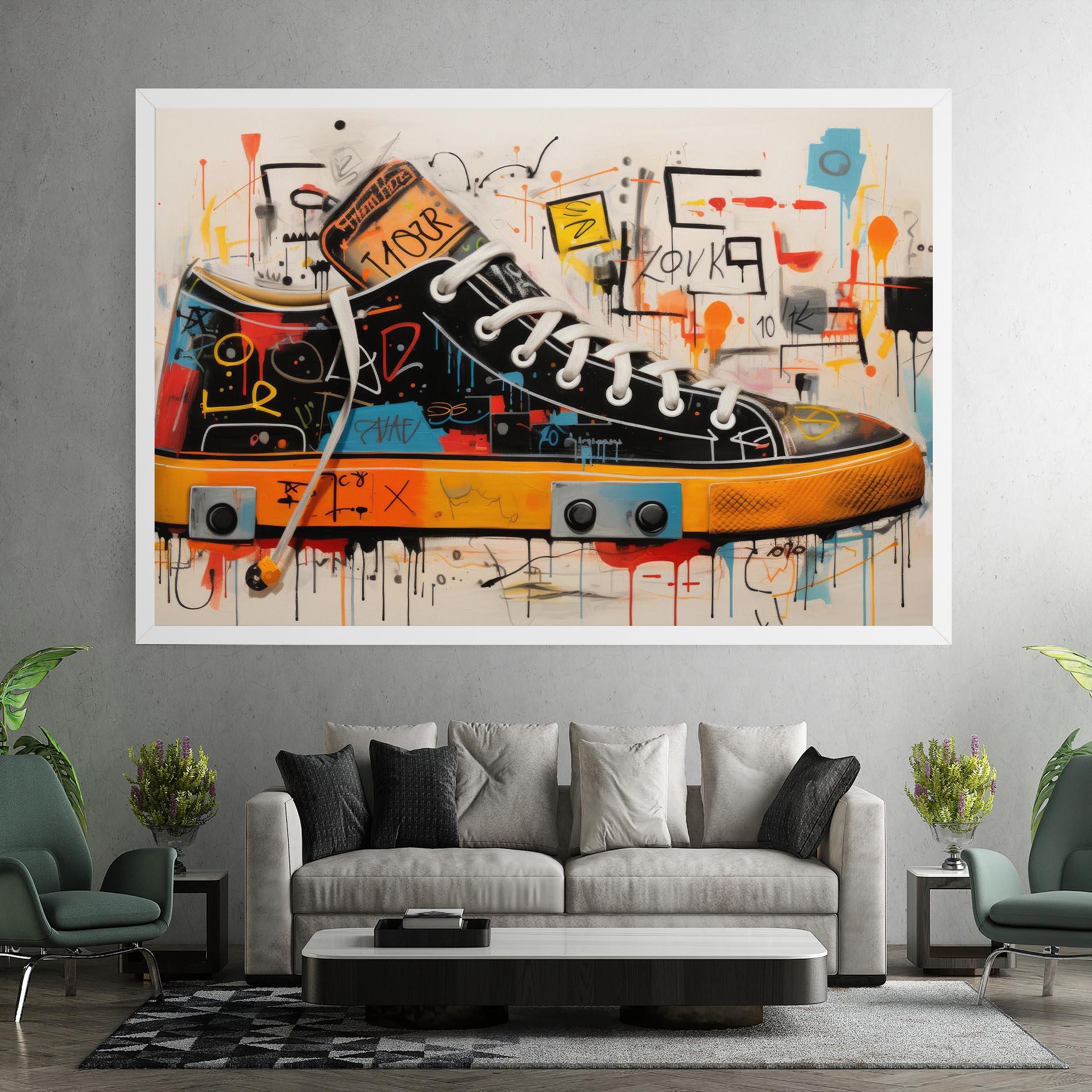 Tablou Canvas Teenager Sneakers mockup 7