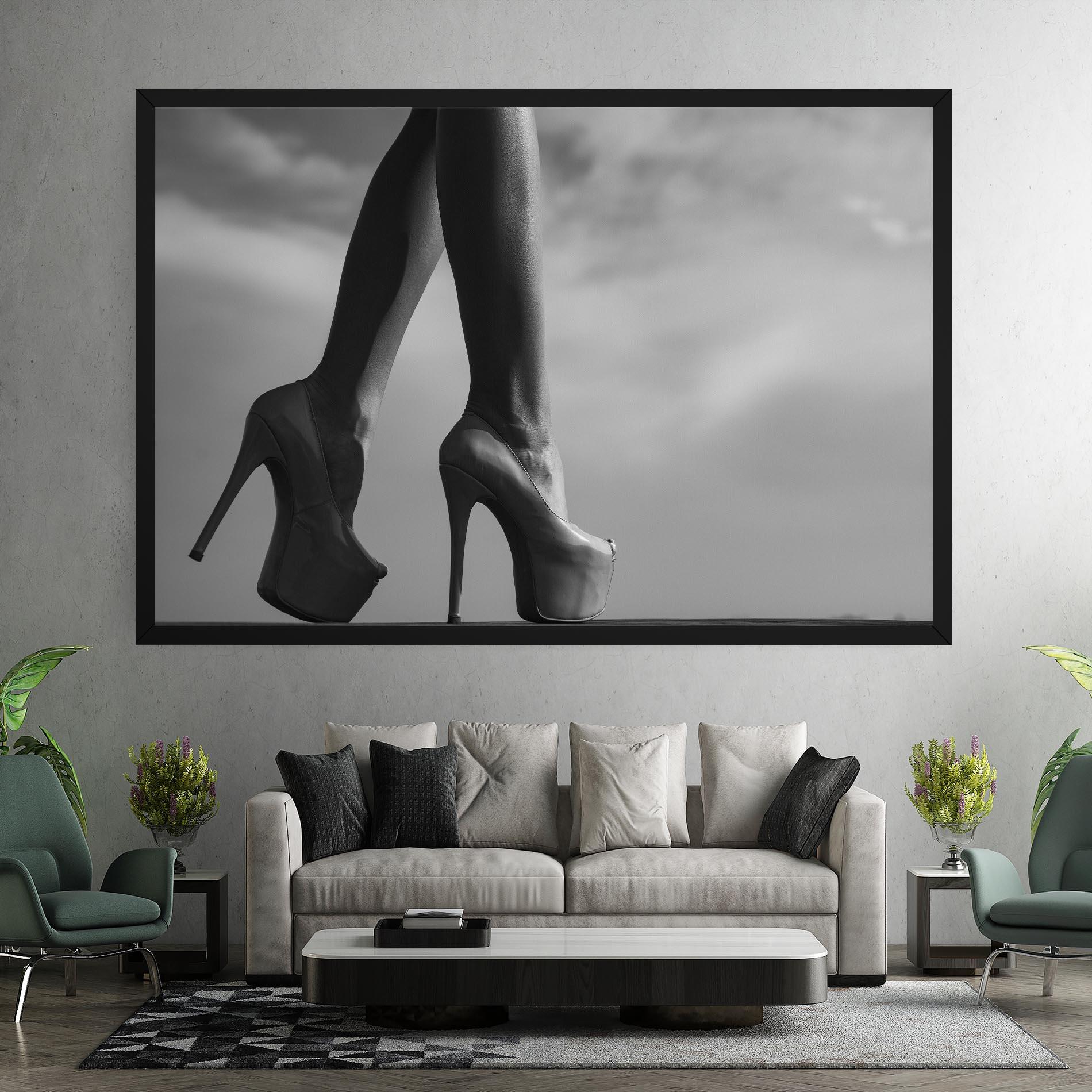 Tablou Canvas Heels Sky Background mockup 7