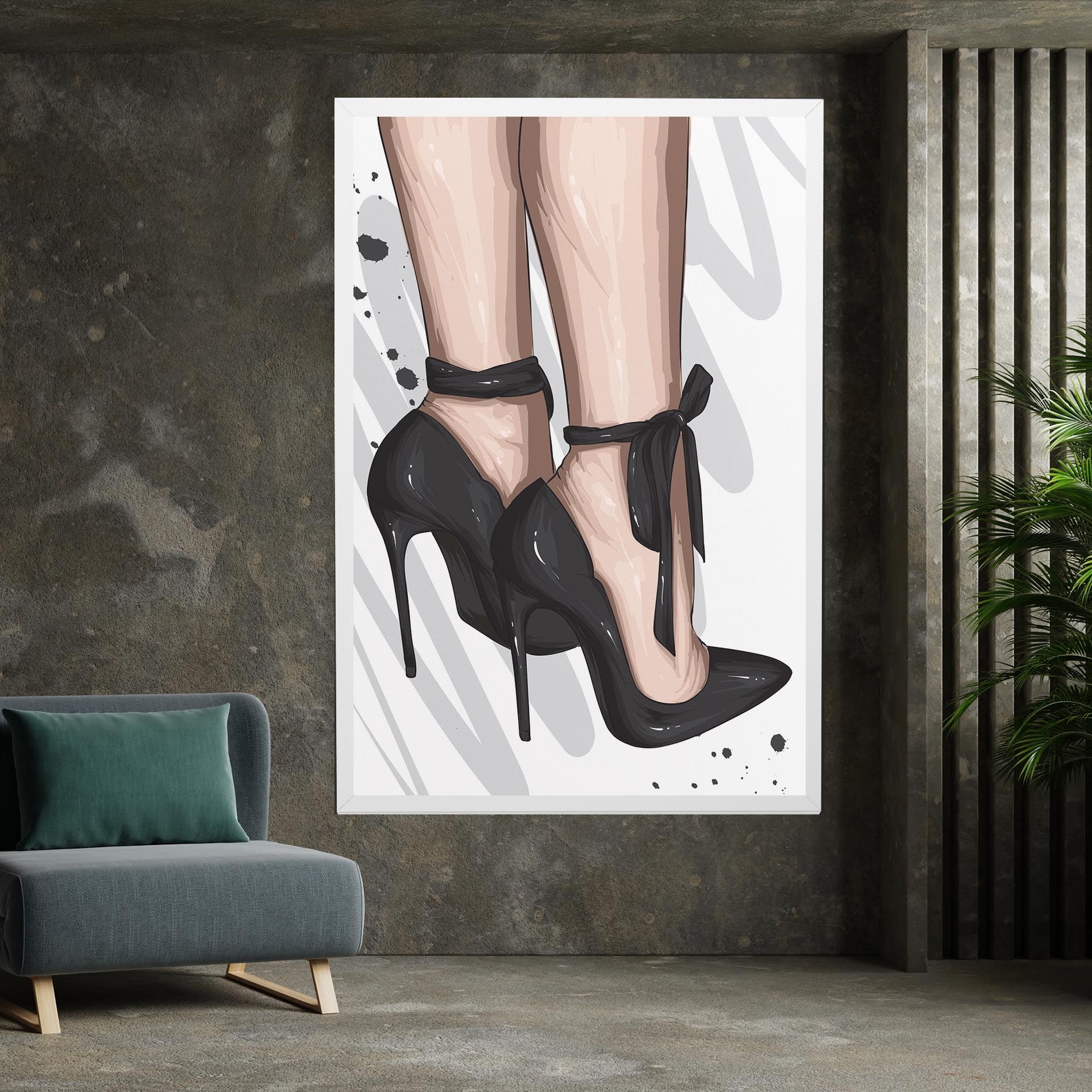 Black Woman Shoes mockup 7