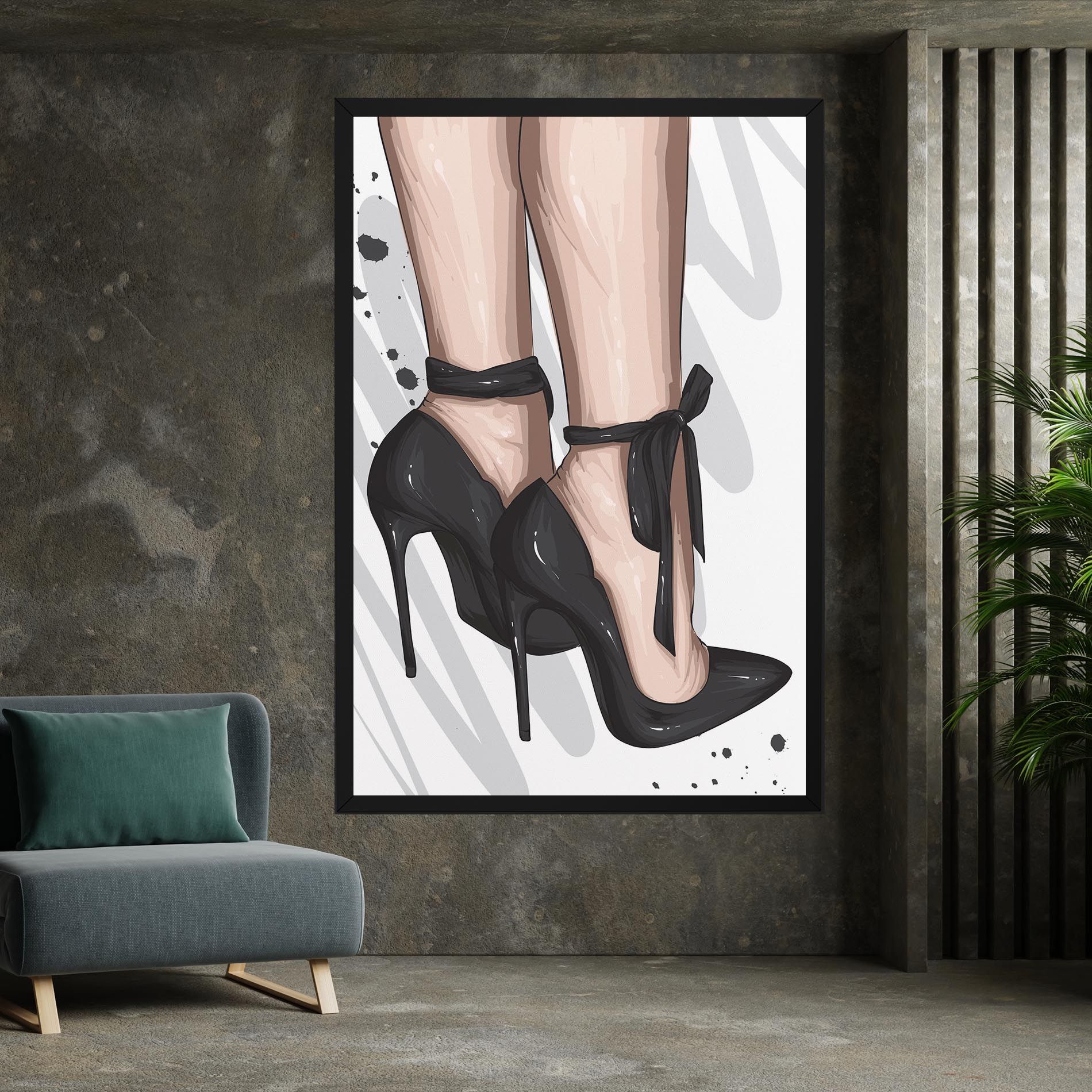 Black Woman Shoes mockup 7
