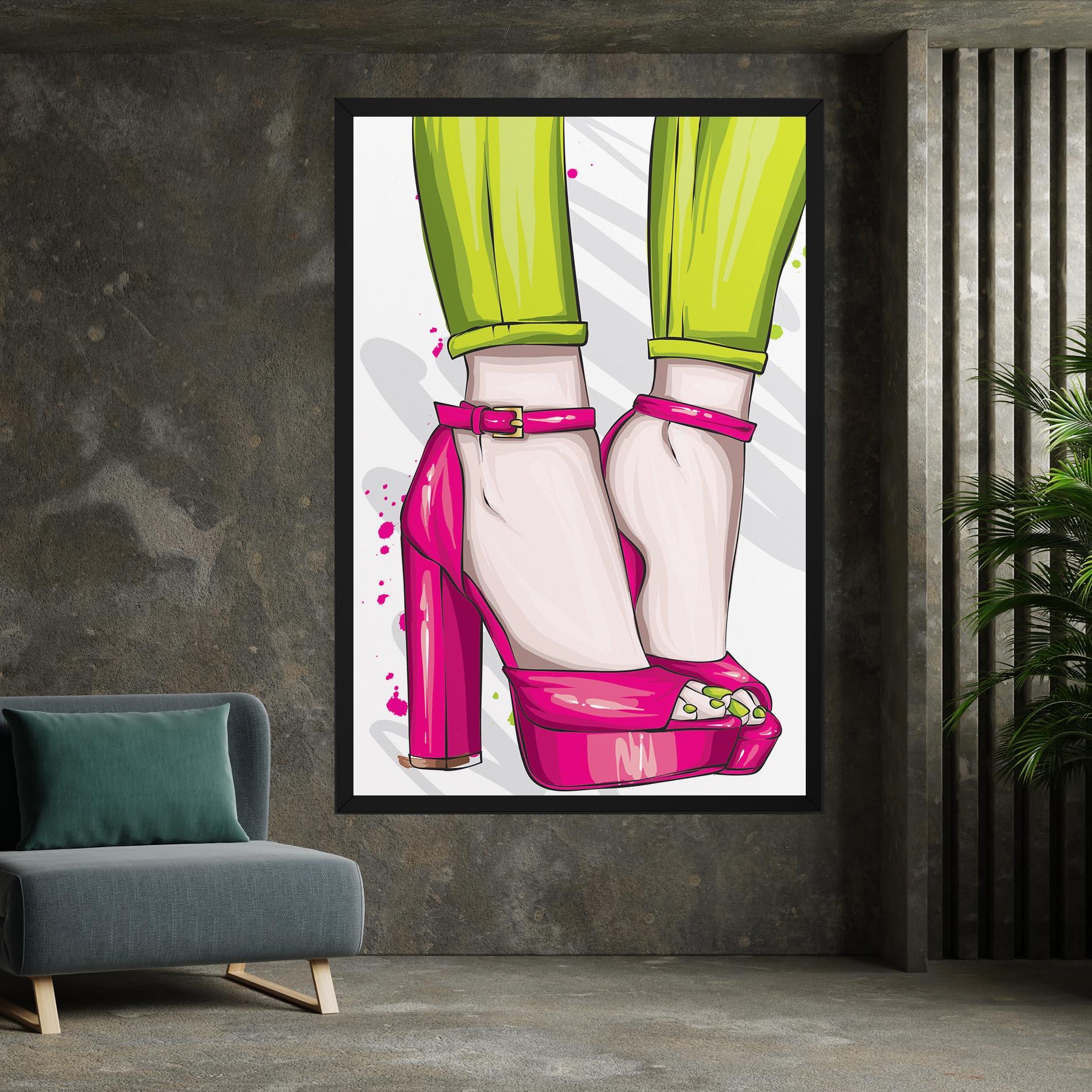 Tablou Canvas Green Nails mockup 7