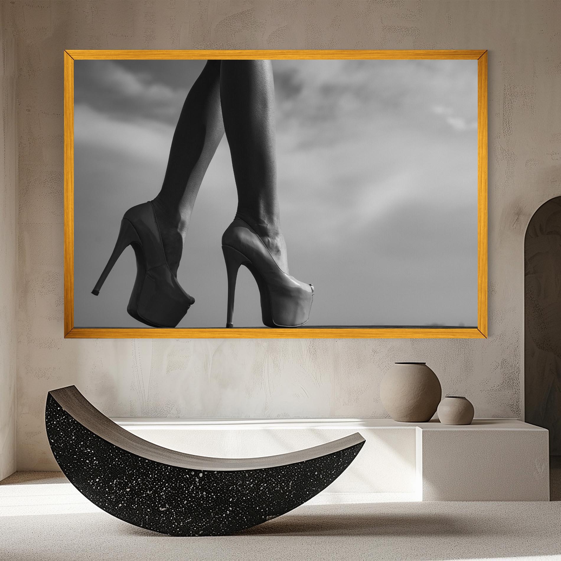 Tablou Canvas Heels Sky Background mockup 8