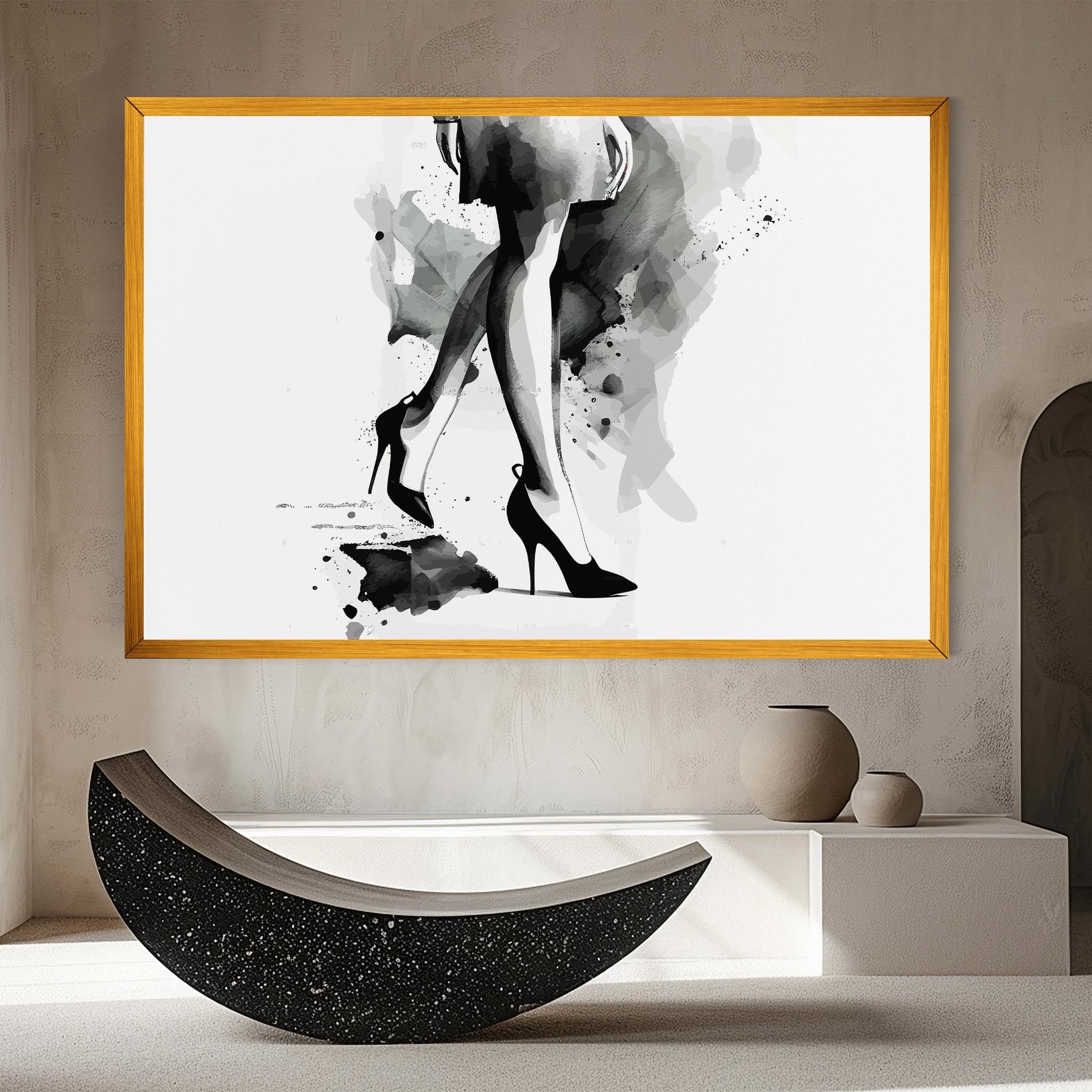 Watercolor Shoes mockup 8