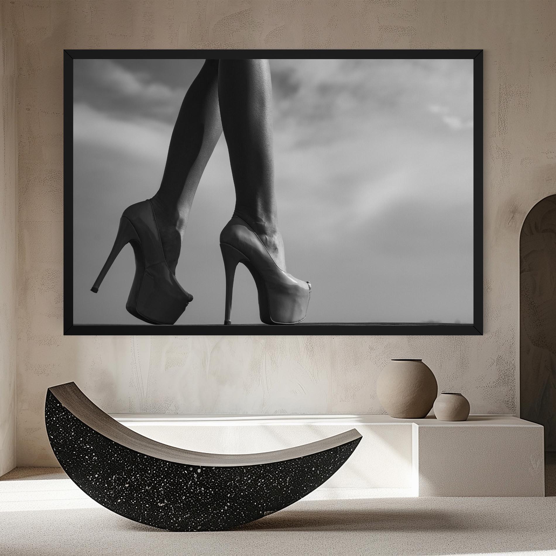 Tablou Canvas Heels Sky Background mockup 8