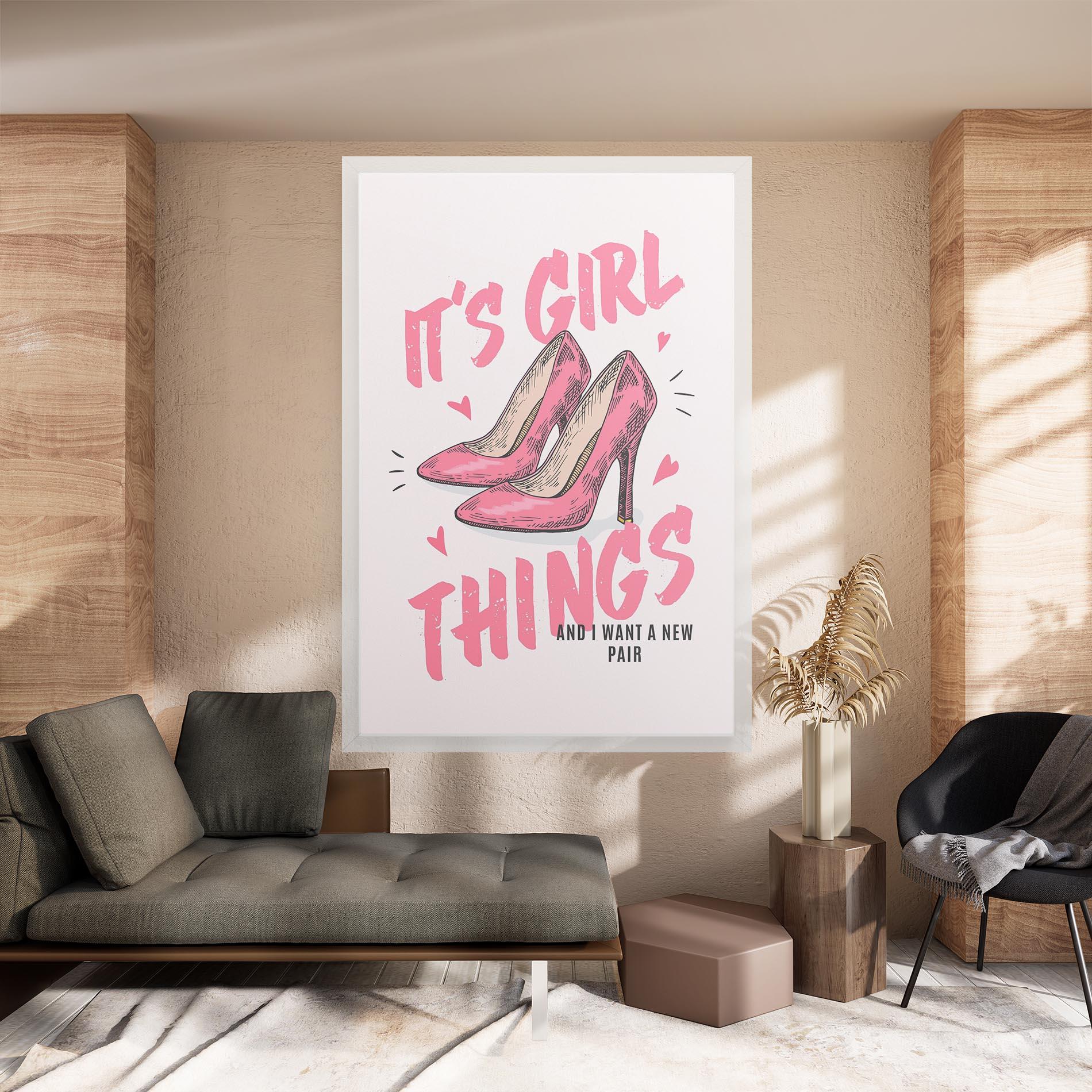 Tablou Canvas Girl Things mockup 8