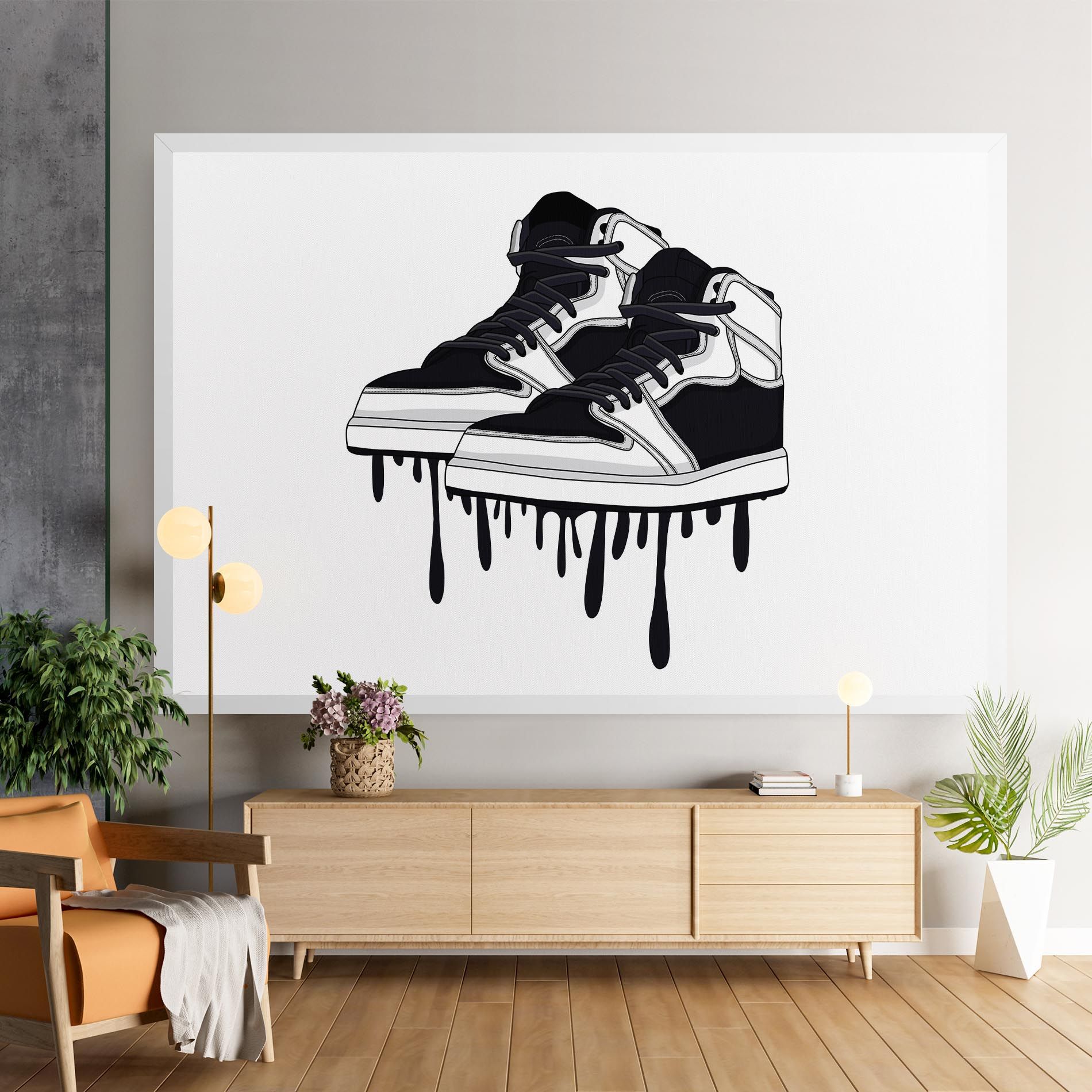 Black White Shoes mockup 9