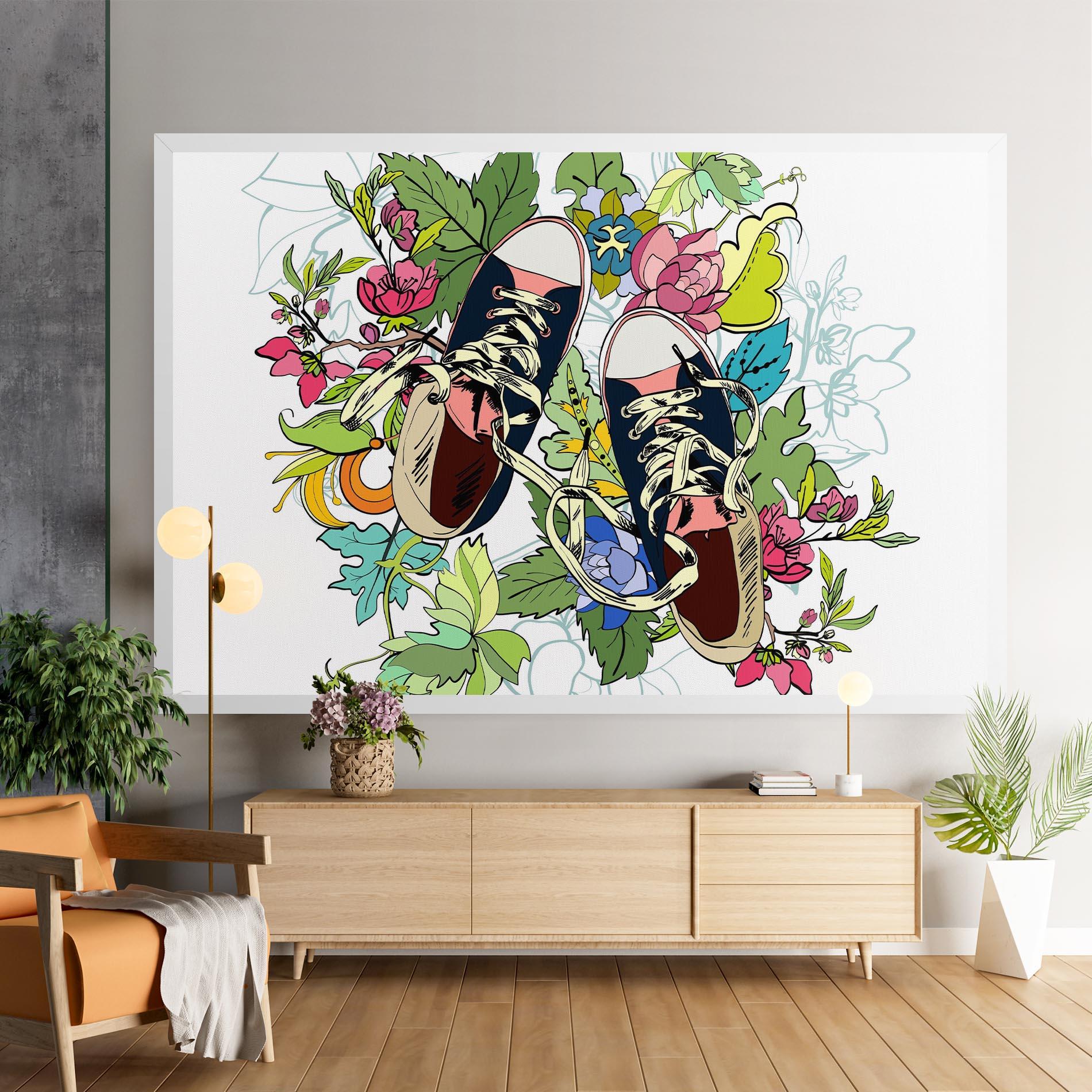 Tablou Canvas Flower Shoes mockup 9