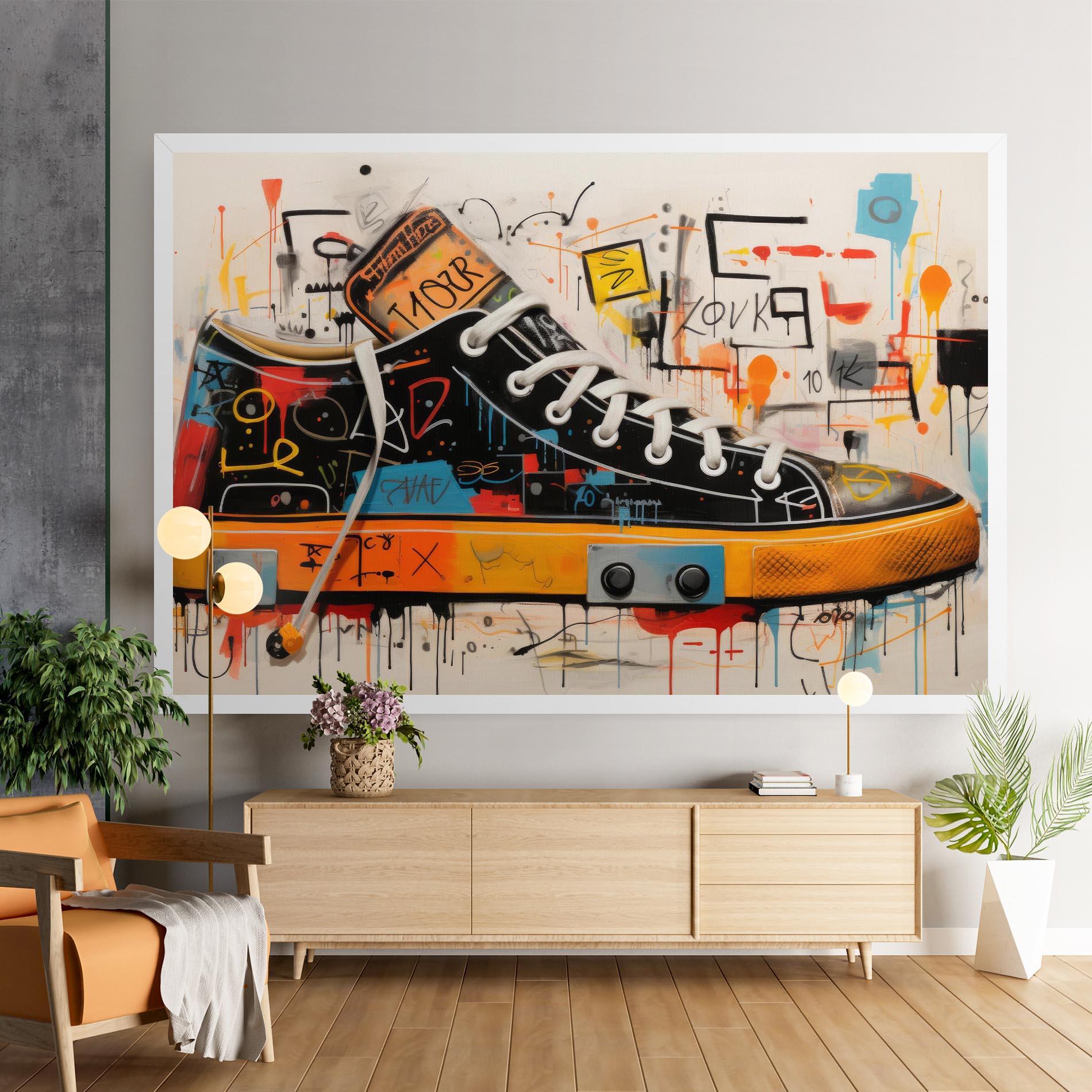 Tablou Canvas Teenager Sneakers mockup 9