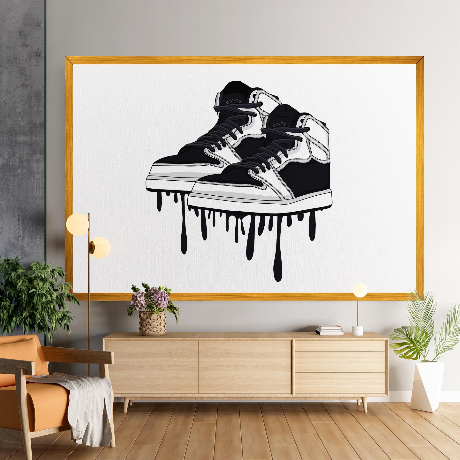 Black White Shoes mockup 9