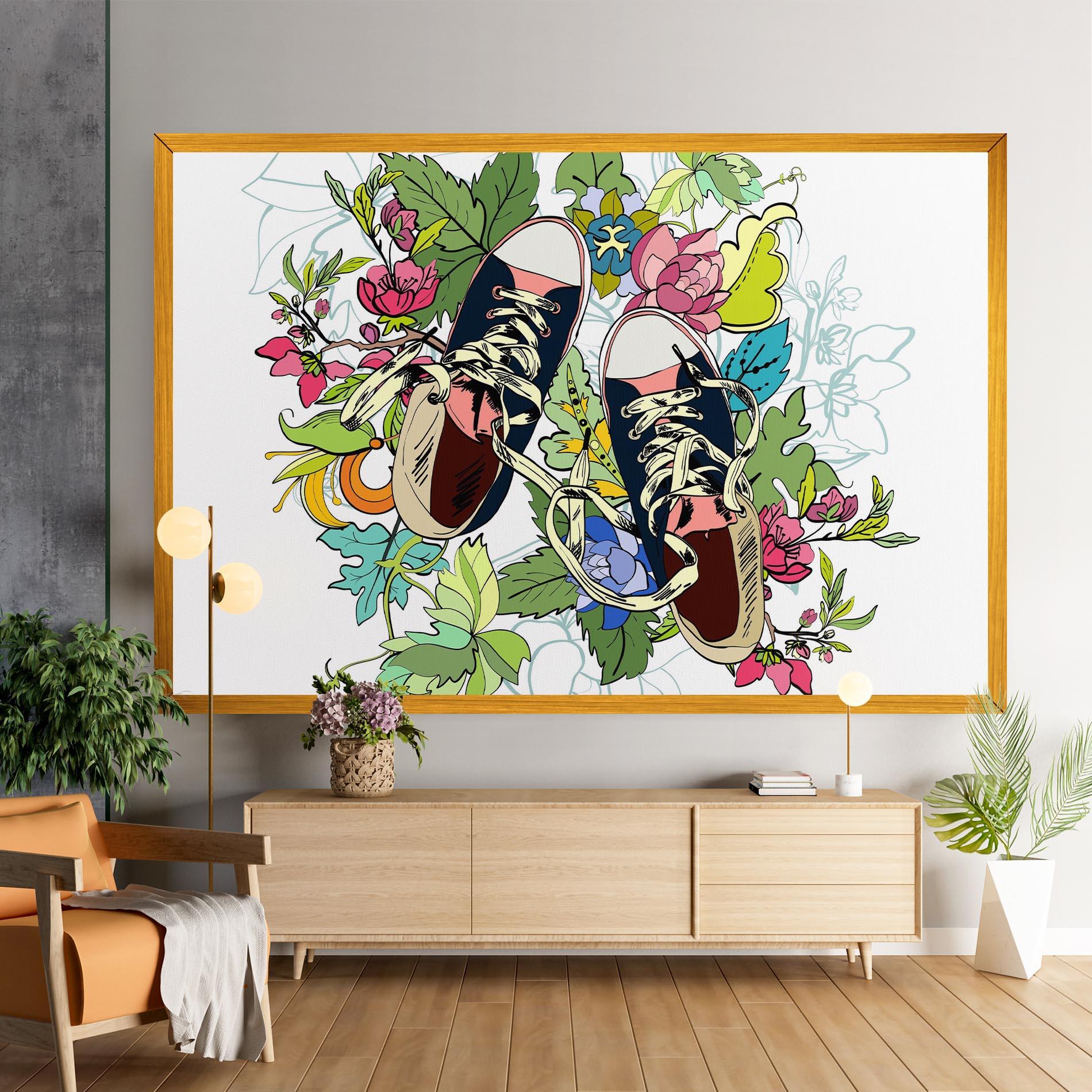 Tablou Canvas Flower Shoes mockup 9