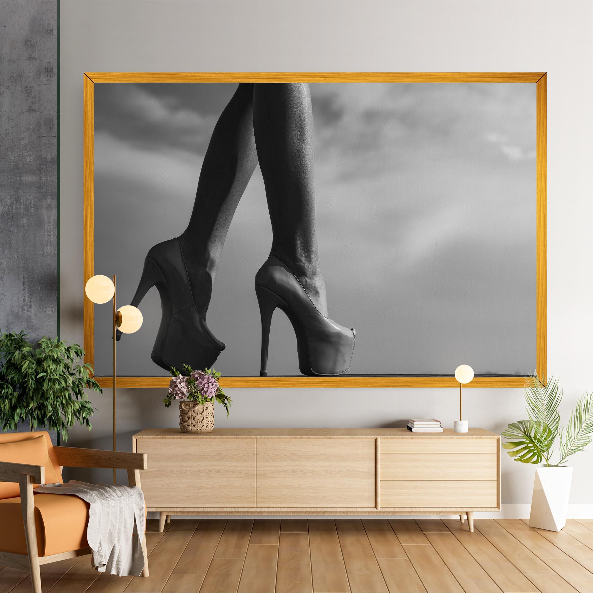 Tablou Canvas Heels Sky Background mockup 9
