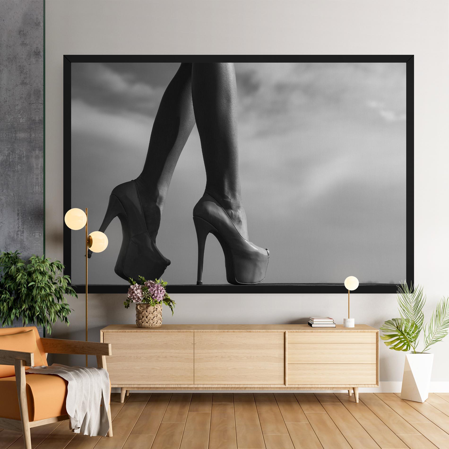 Tablou Canvas Heels Sky Background mockup 9