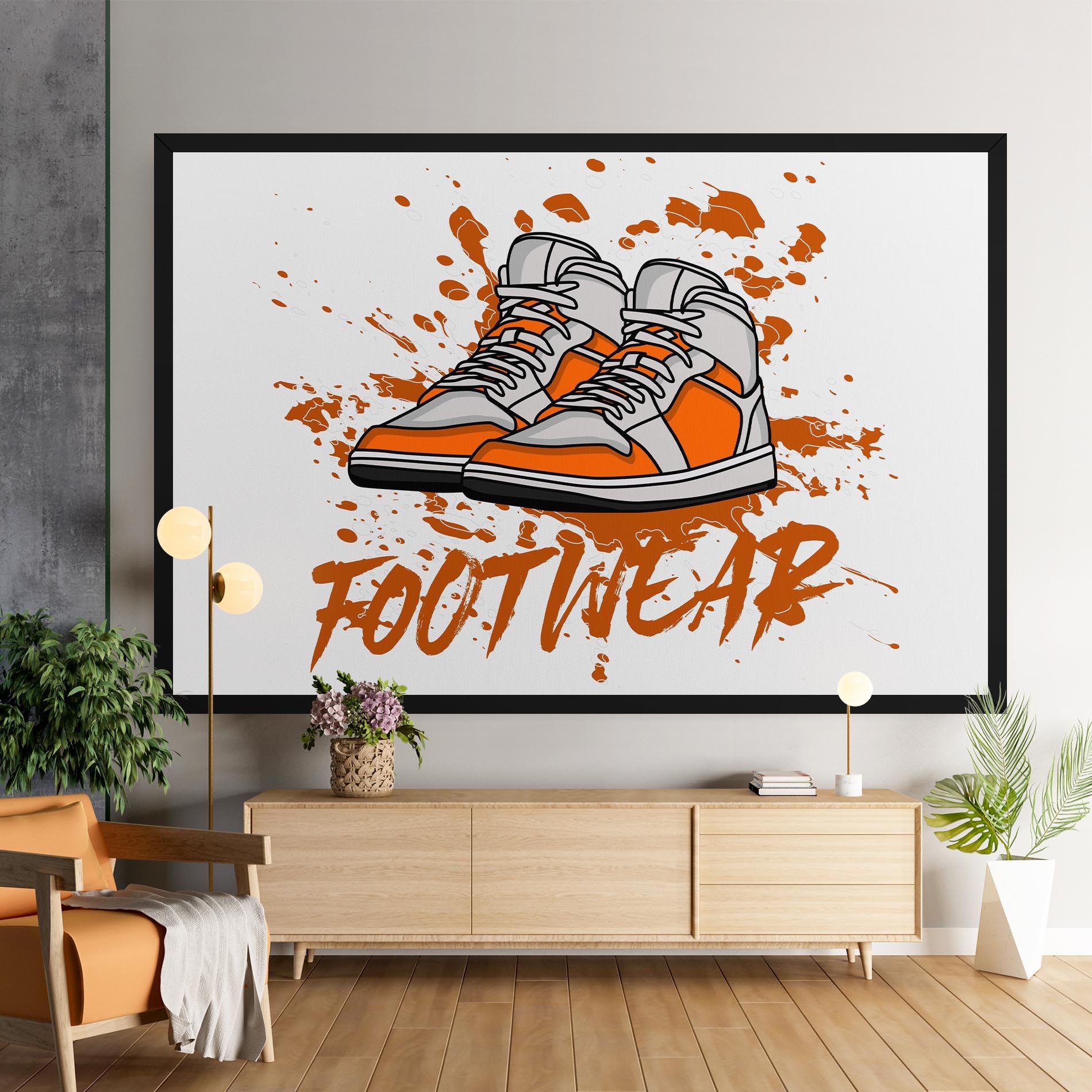 Orange Footwear mockup 9
