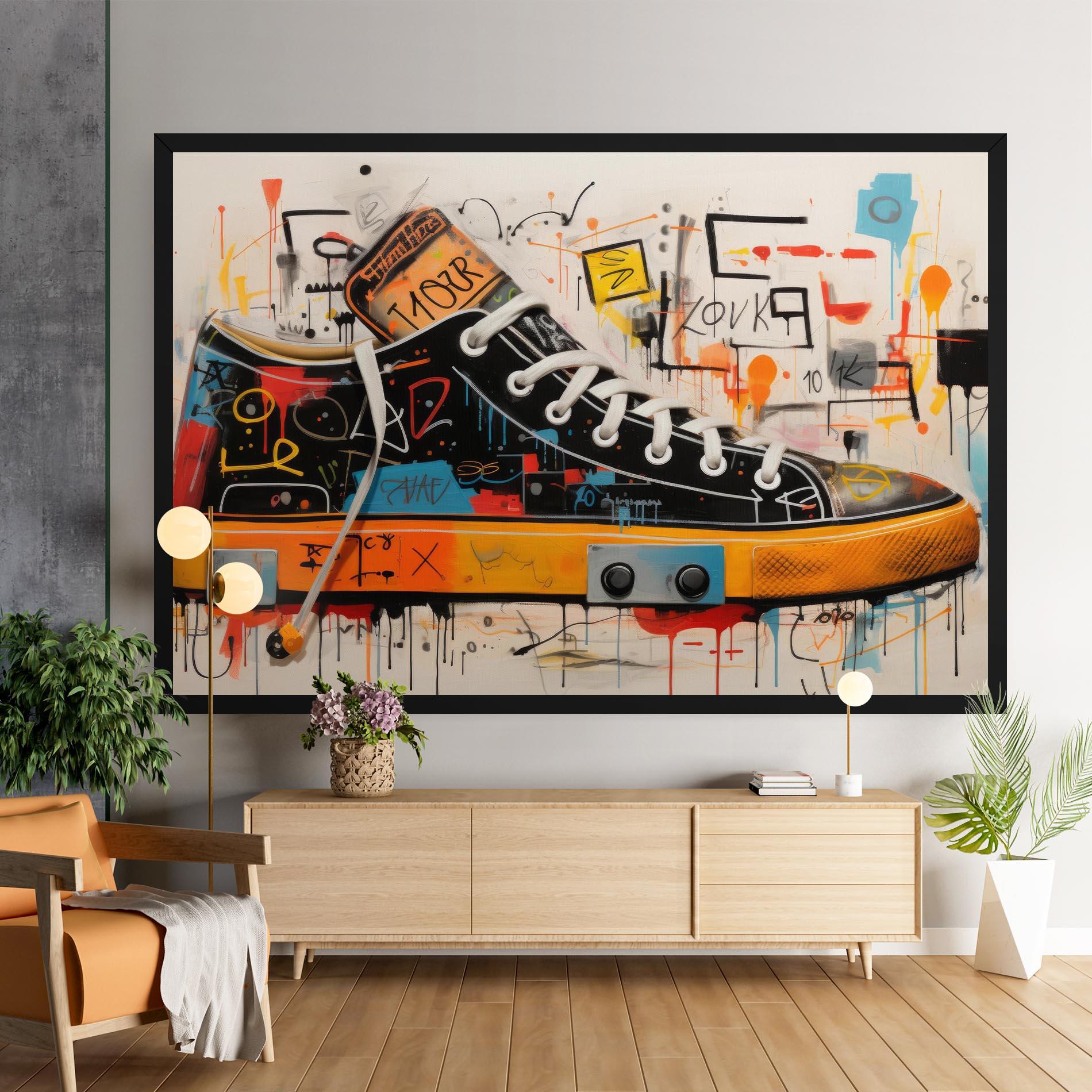 Tablou Canvas Teenager Sneakers mockup 9