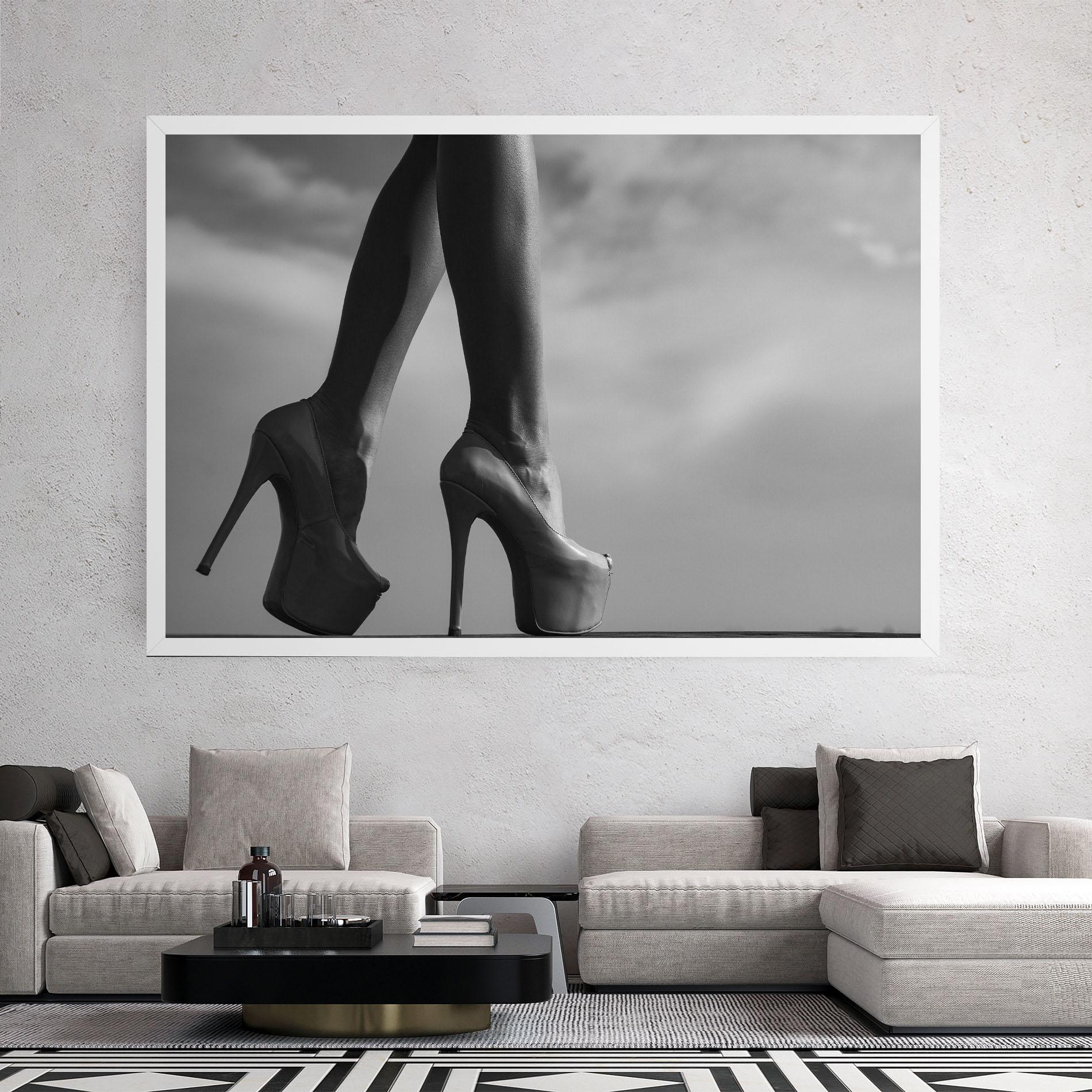 Tablou Canvas Heels Sky Background mockup 2
