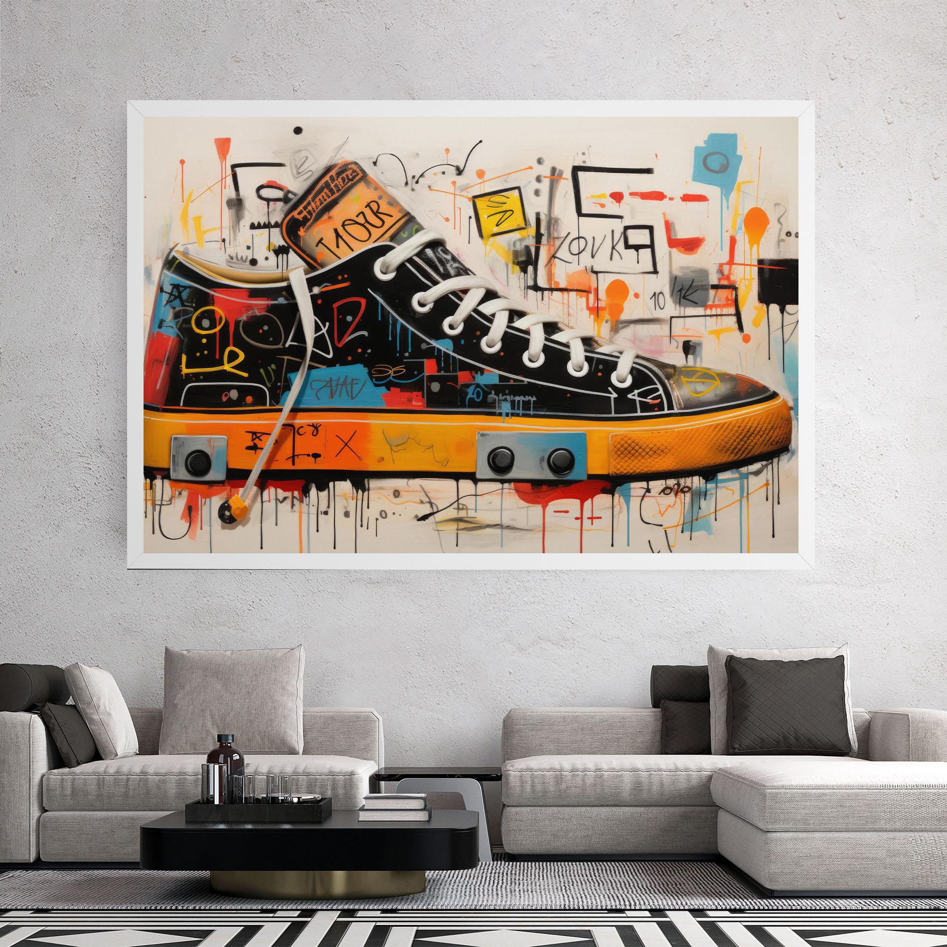 Tablou Canvas Teenager Sneakers mockup 2