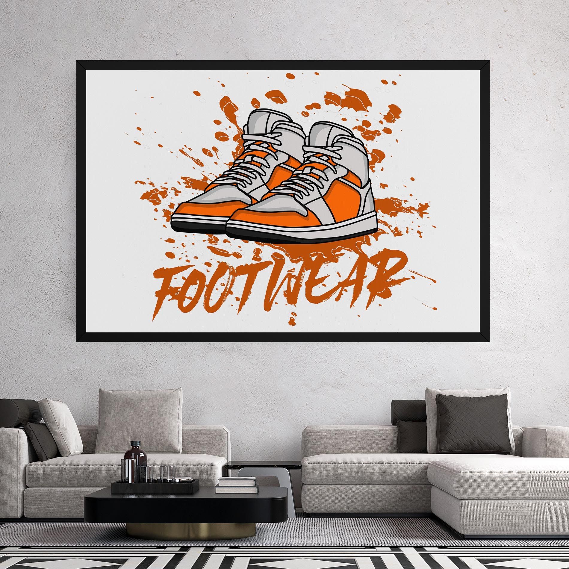 Orange Footwear mockup 2