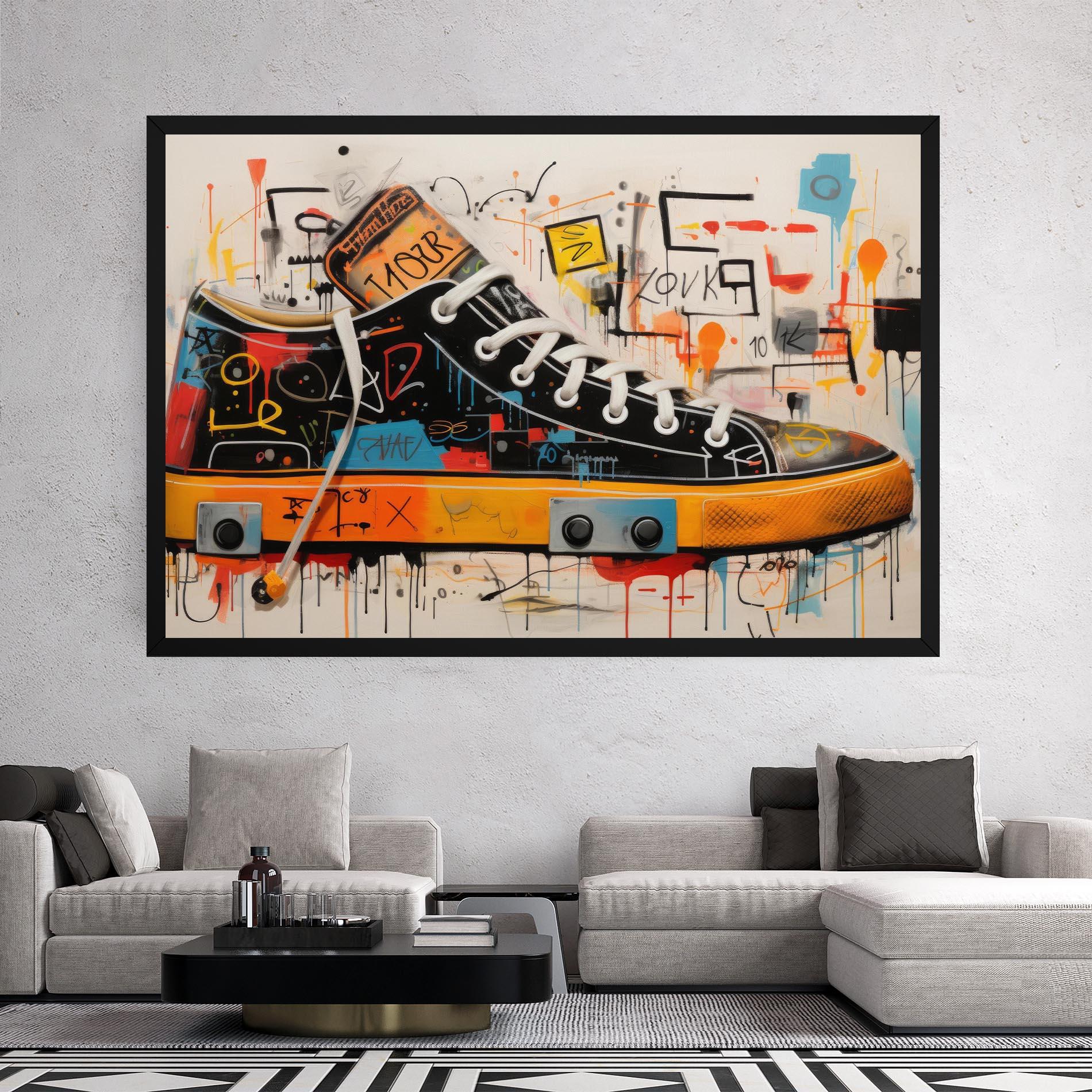 Tablou Canvas Teenager Sneakers mockup 2